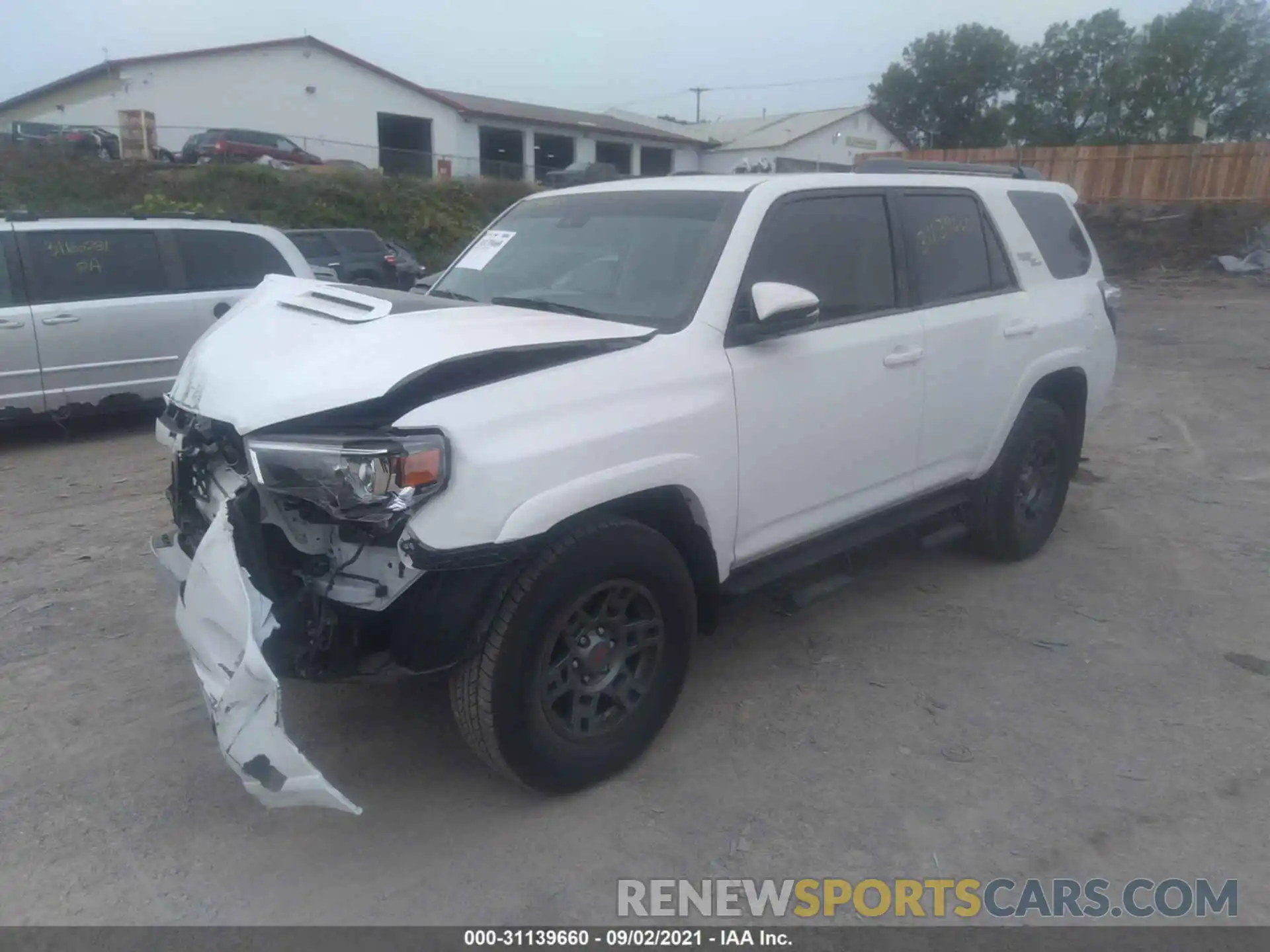 2 Photograph of a damaged car JTEBU5JR0L5830150 TOYOTA 4RUNNER 2020