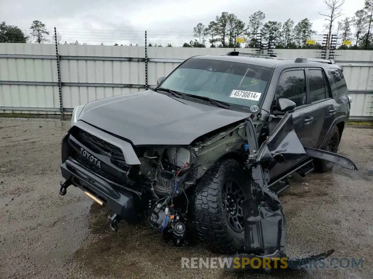 1 Photograph of a damaged car JTEBU5JR0L5831217 TOYOTA 4RUNNER 2020