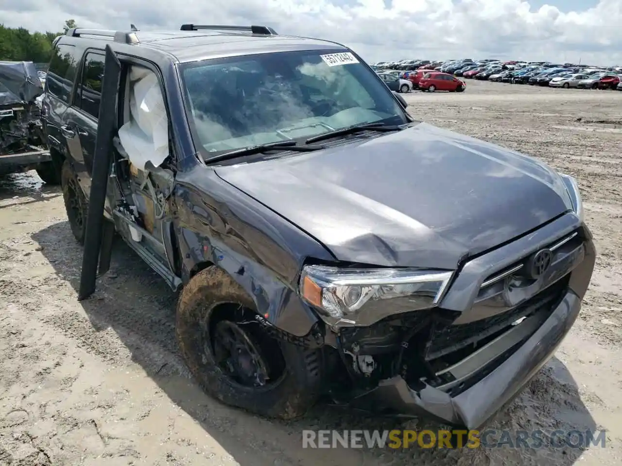 1 Photograph of a damaged car JTEBU5JR1L5747942 TOYOTA 4RUNNER 2020