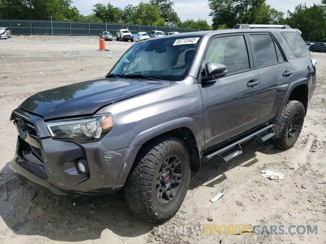 2 Photograph of a damaged car JTEBU5JR1L5747942 TOYOTA 4RUNNER 2020