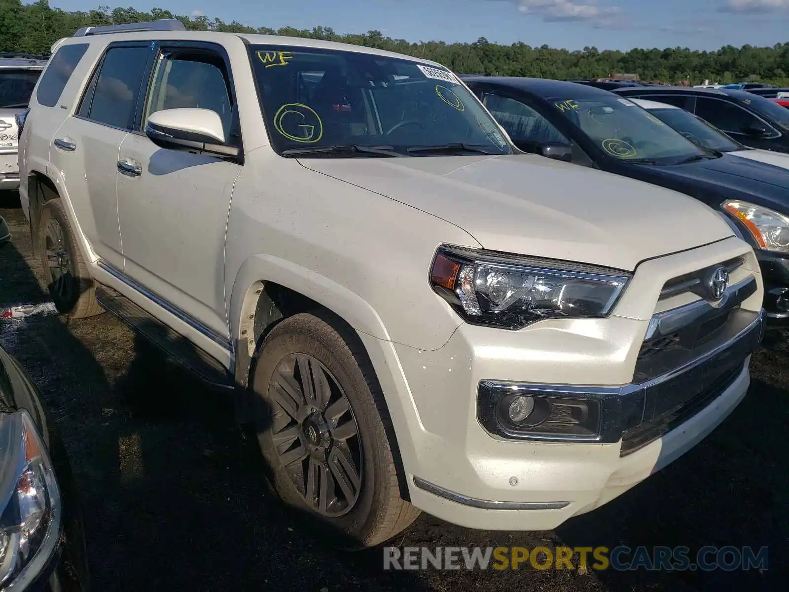 1 Photograph of a damaged car JTEBU5JR1L5757967 TOYOTA 4RUNNER 2020