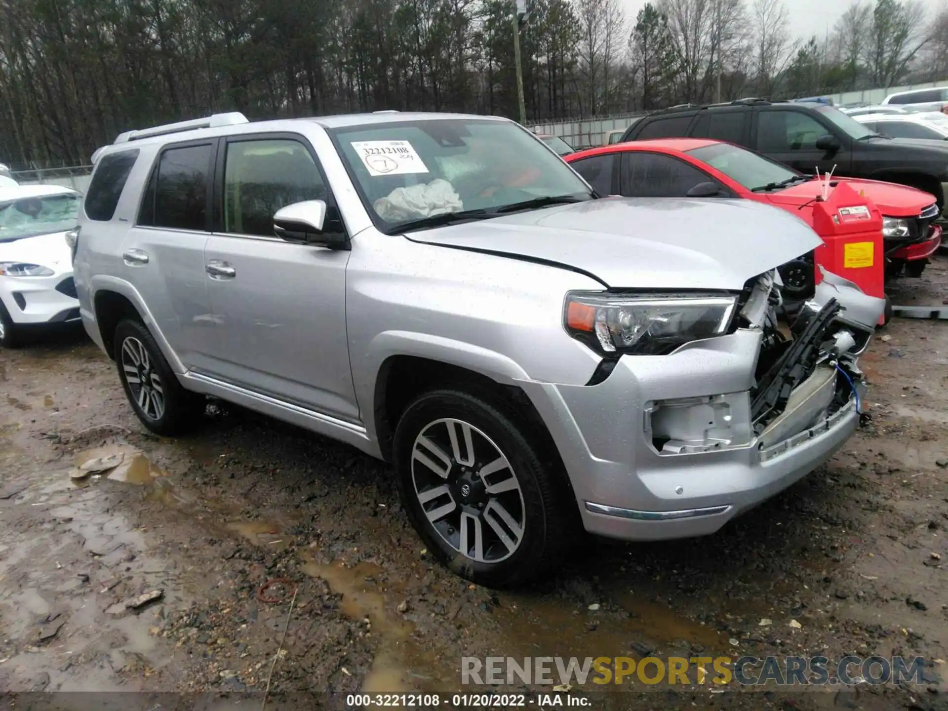 1 Photograph of a damaged car JTEBU5JR1L5761324 TOYOTA 4RUNNER 2020