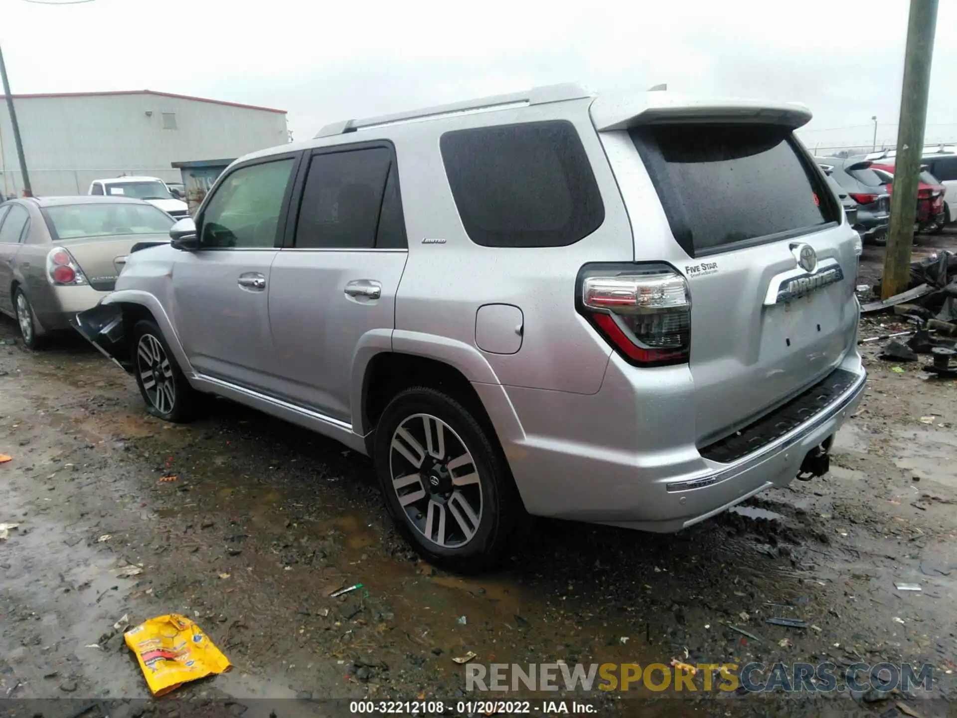 3 Photograph of a damaged car JTEBU5JR1L5761324 TOYOTA 4RUNNER 2020