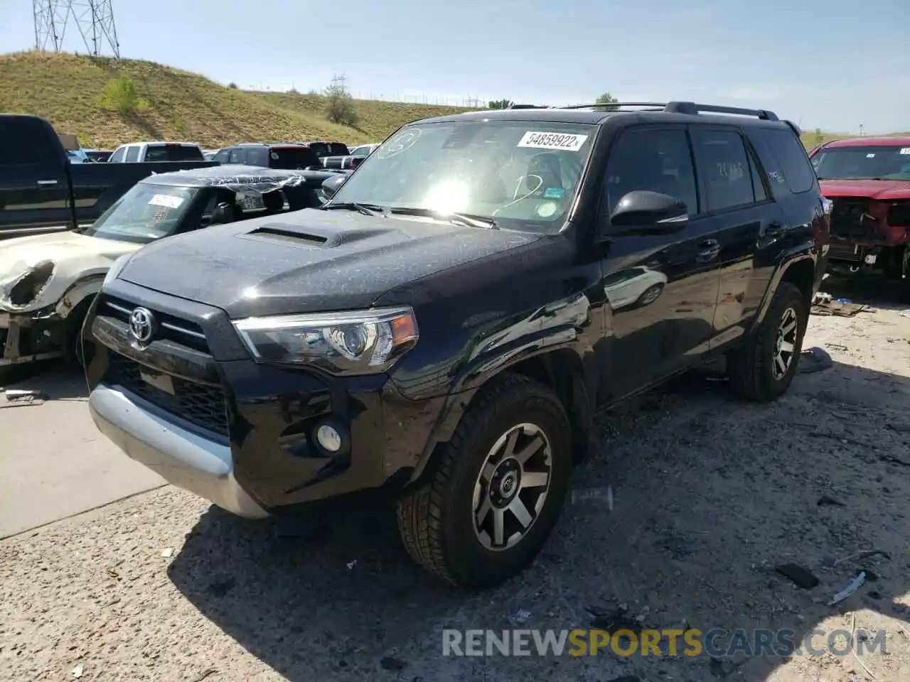 2 Photograph of a damaged car JTEBU5JR1L5774235 TOYOTA 4RUNNER 2020