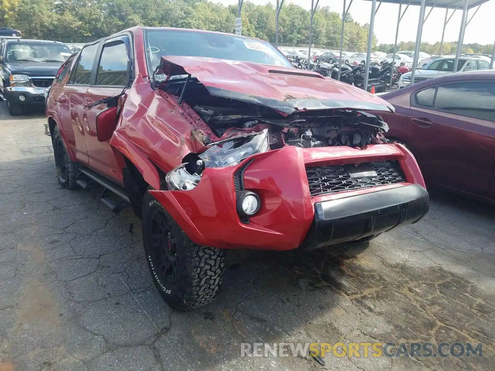 1 Photograph of a damaged car JTEBU5JR1L5790841 TOYOTA 4RUNNER 2020