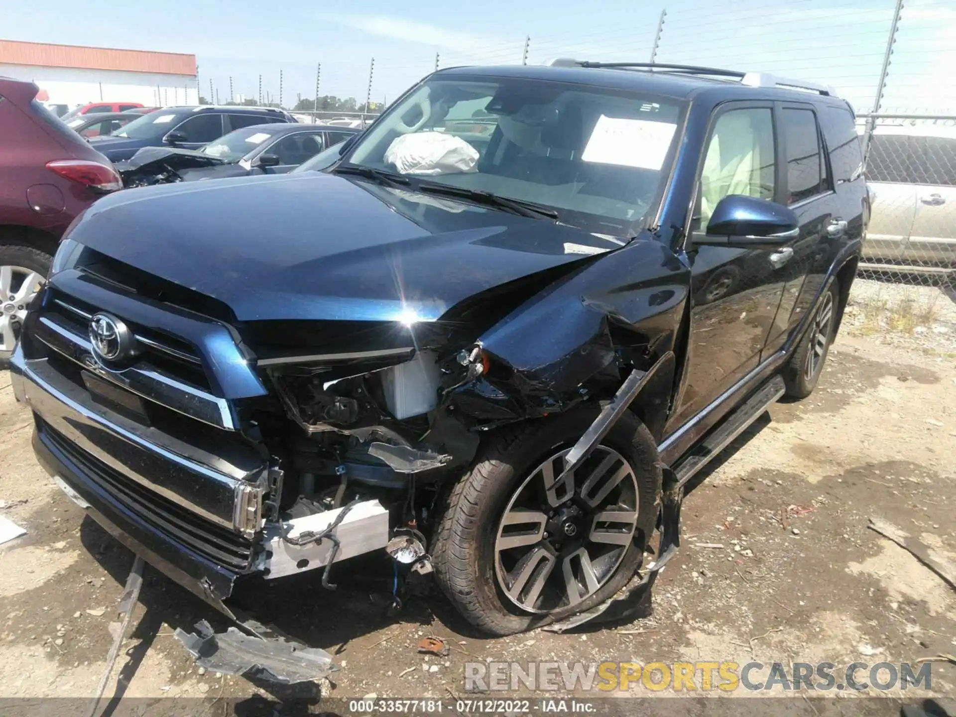 2 Photograph of a damaged car JTEBU5JR1L5805385 TOYOTA 4RUNNER 2020