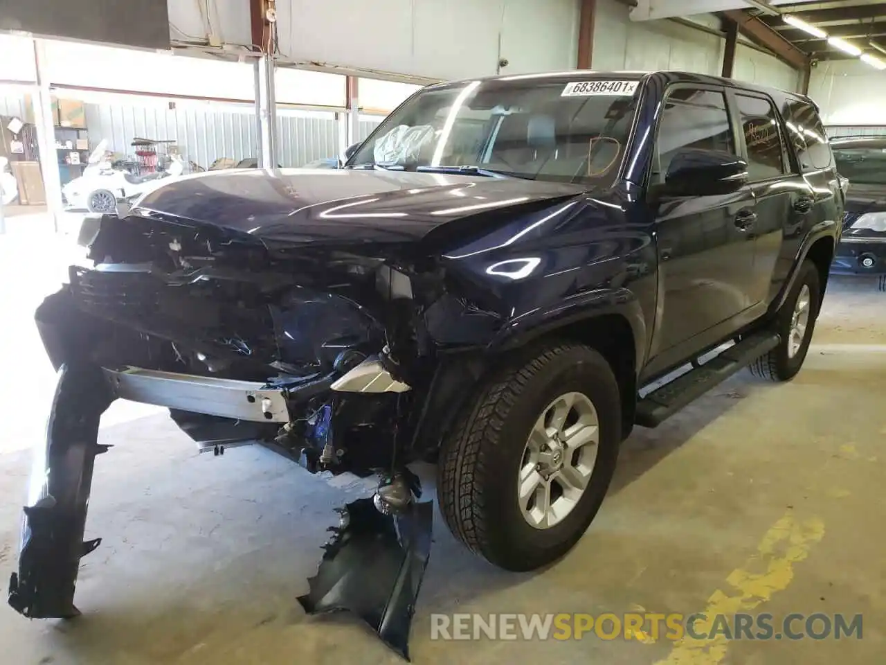 9 Photograph of a damaged car JTEBU5JR2L5829193 TOYOTA 4RUNNER 2020