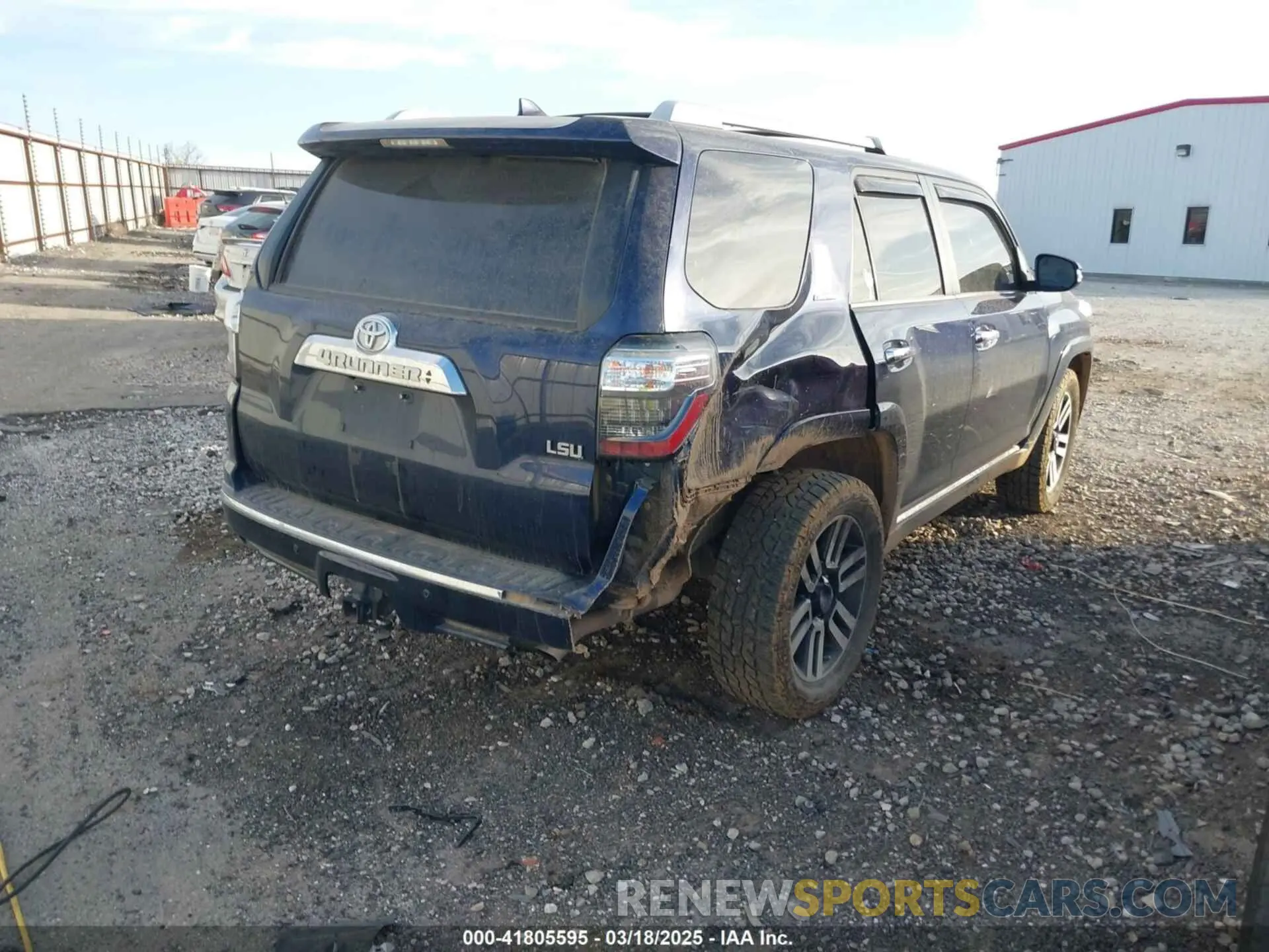 4 Photograph of a damaged car JTEBU5JR2L5830456 TOYOTA 4RUNNER 2020