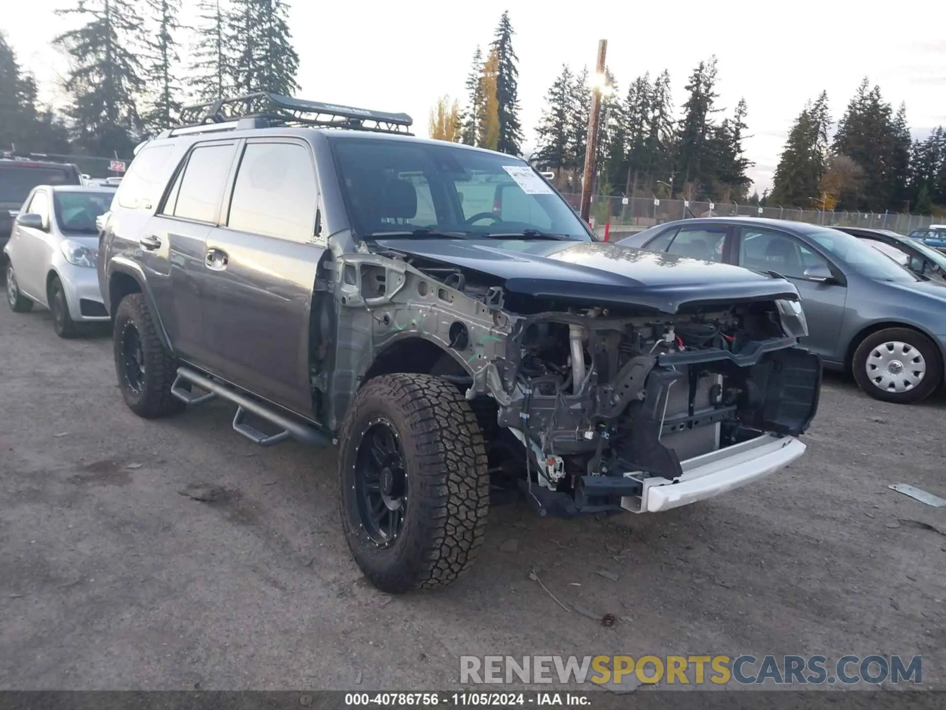 1 Photograph of a damaged car JTEBU5JR3L5775130 TOYOTA 4RUNNER 2020