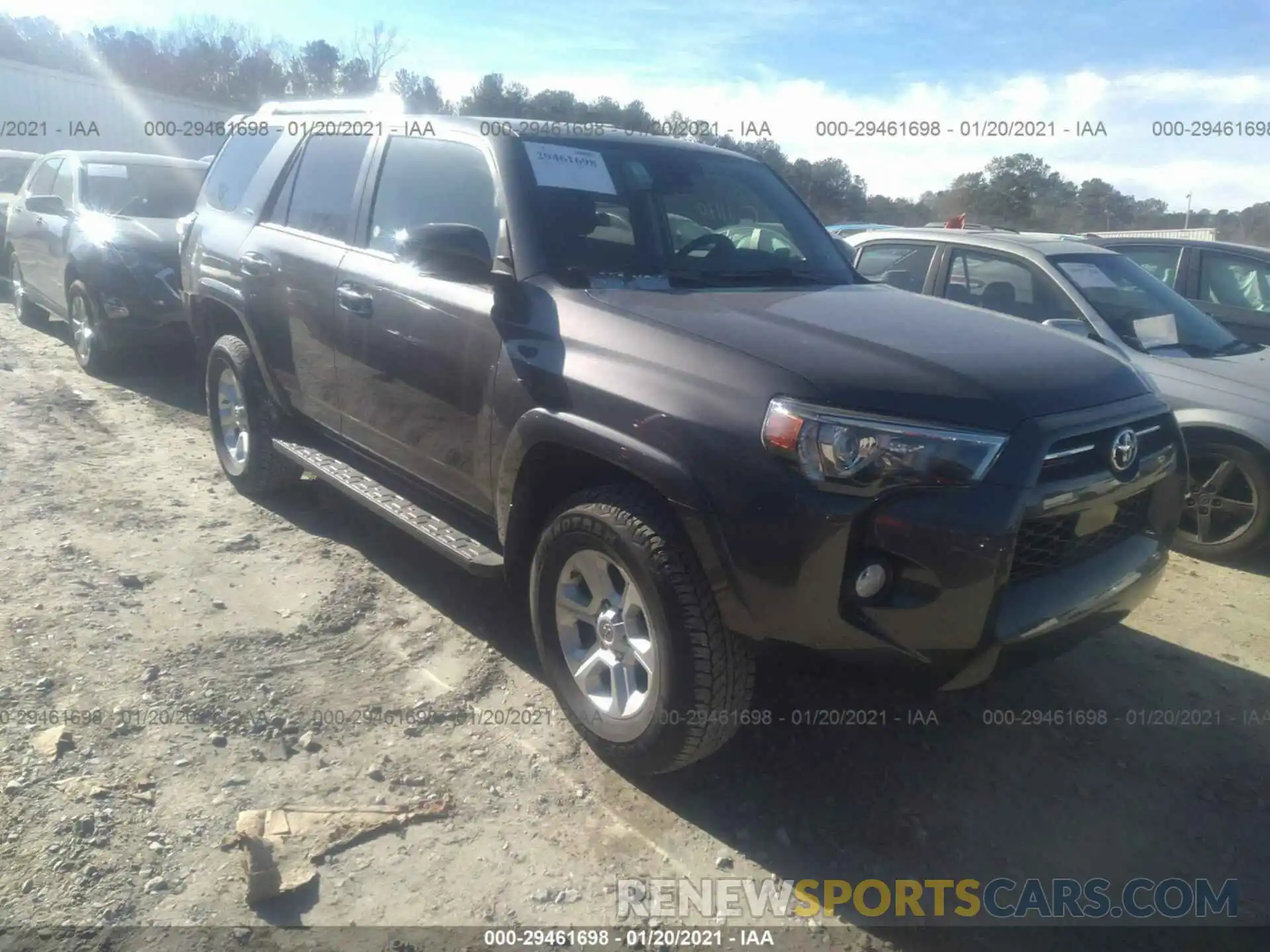 1 Photograph of a damaged car JTEBU5JR3L5790100 TOYOTA 4RUNNER 2020