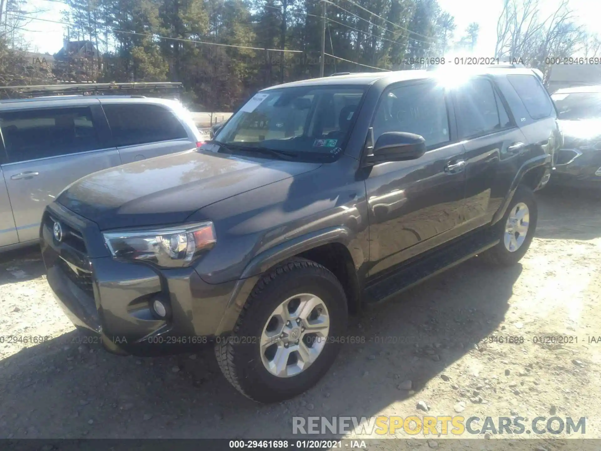 2 Photograph of a damaged car JTEBU5JR3L5790100 TOYOTA 4RUNNER 2020