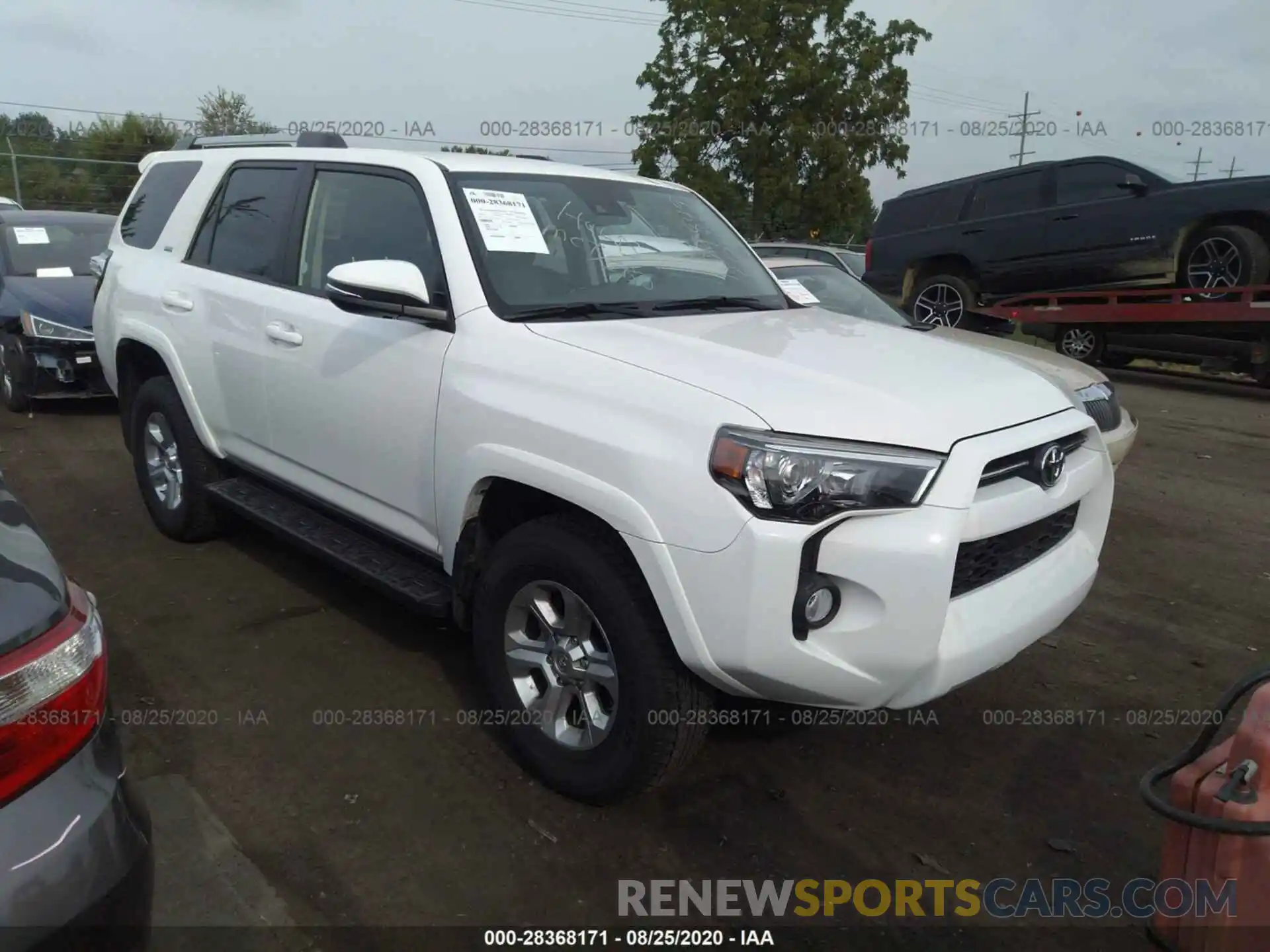 1 Photograph of a damaged car JTEBU5JR3L5790355 TOYOTA 4RUNNER 2020