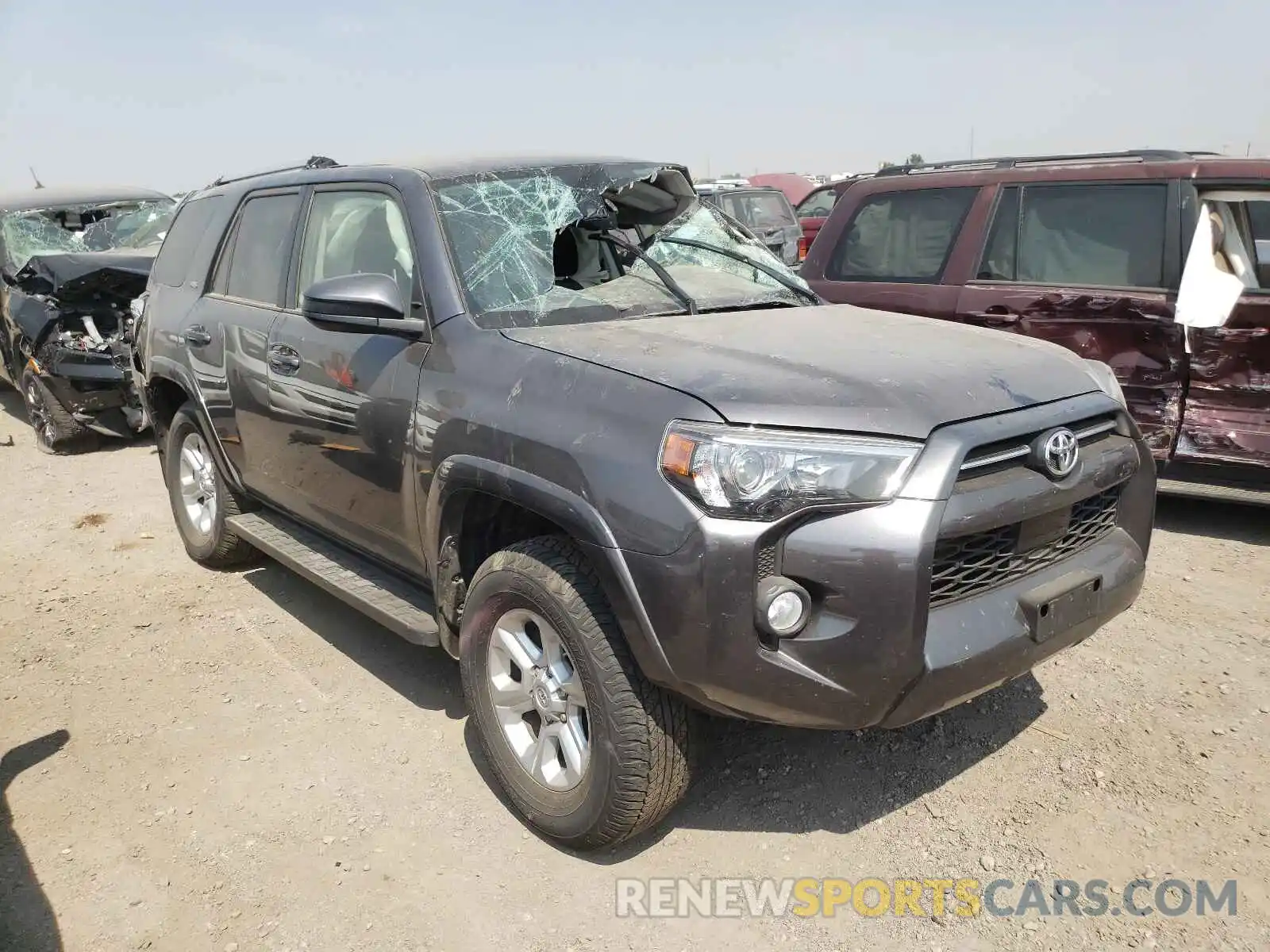 1 Photograph of a damaged car JTEBU5JR3L5792610 TOYOTA 4RUNNER 2020