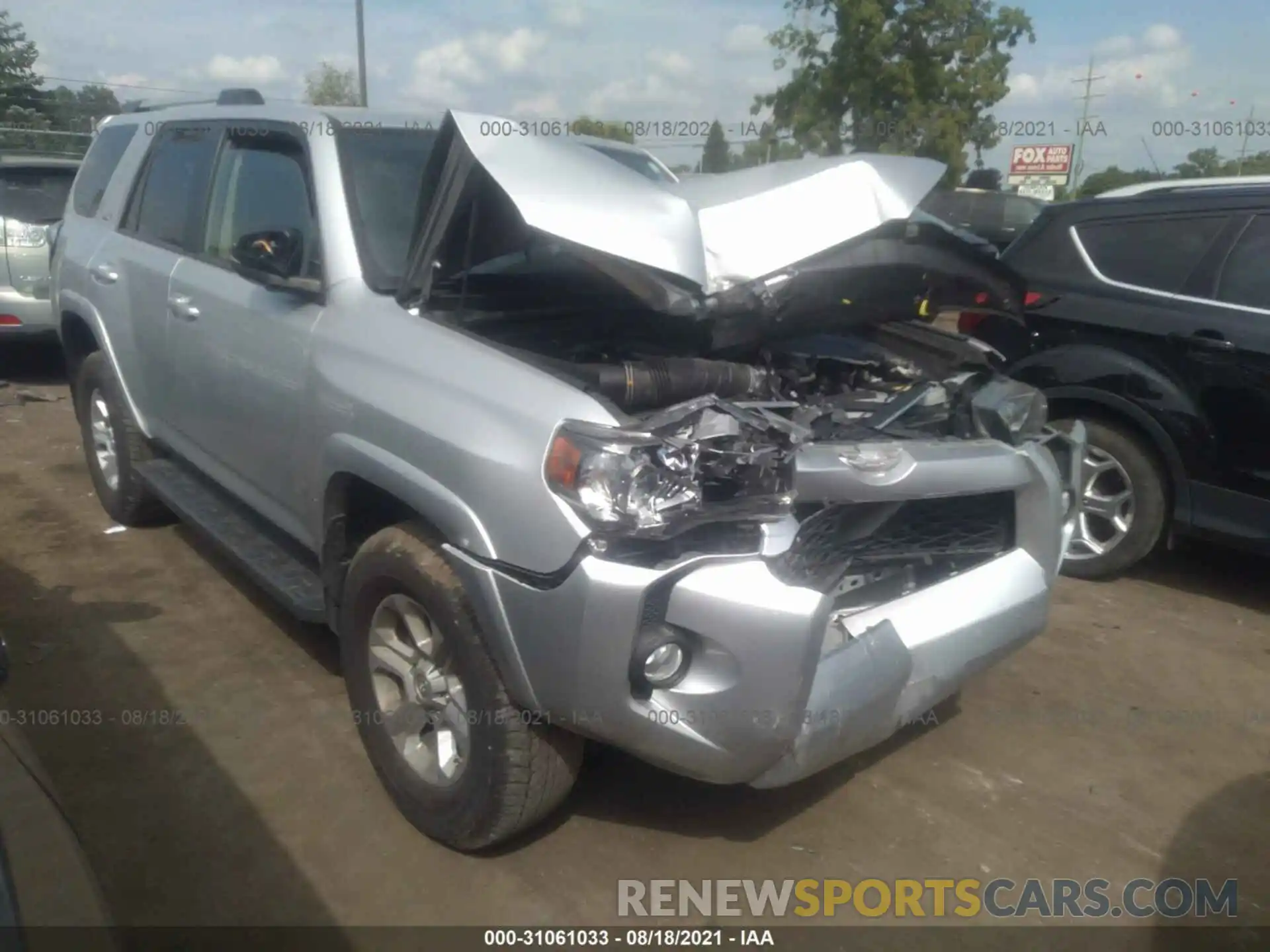 1 Photograph of a damaged car JTEBU5JR3L5797516 TOYOTA 4RUNNER 2020