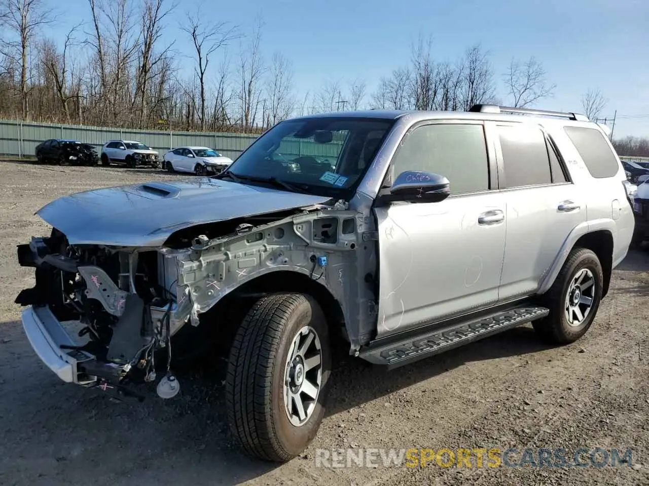 1 Photograph of a damaged car JTEBU5JR3L5805114 TOYOTA 4RUNNER 2020