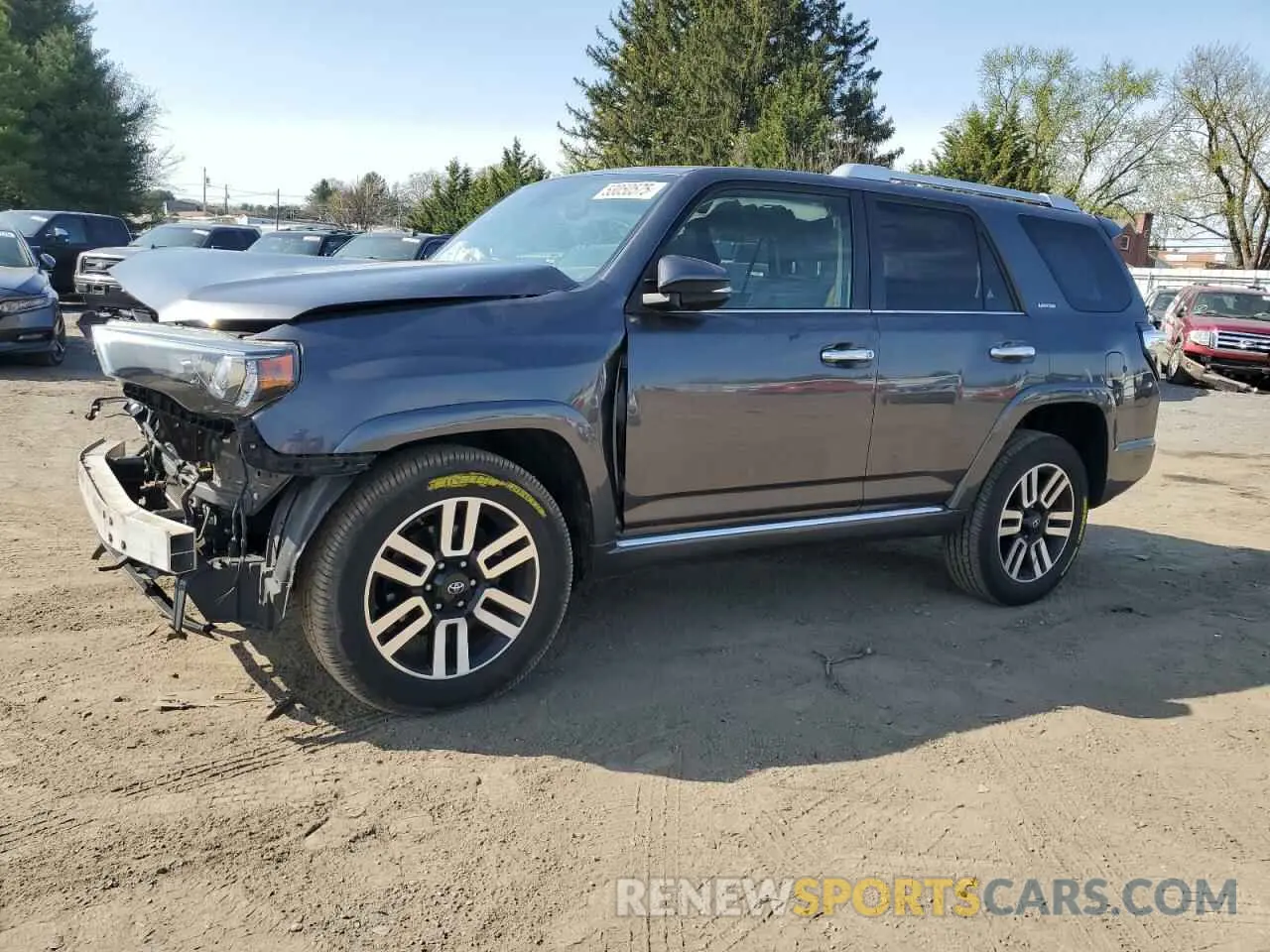 1 Photograph of a damaged car JTEBU5JR3L5809230 TOYOTA 4RUNNER 2020