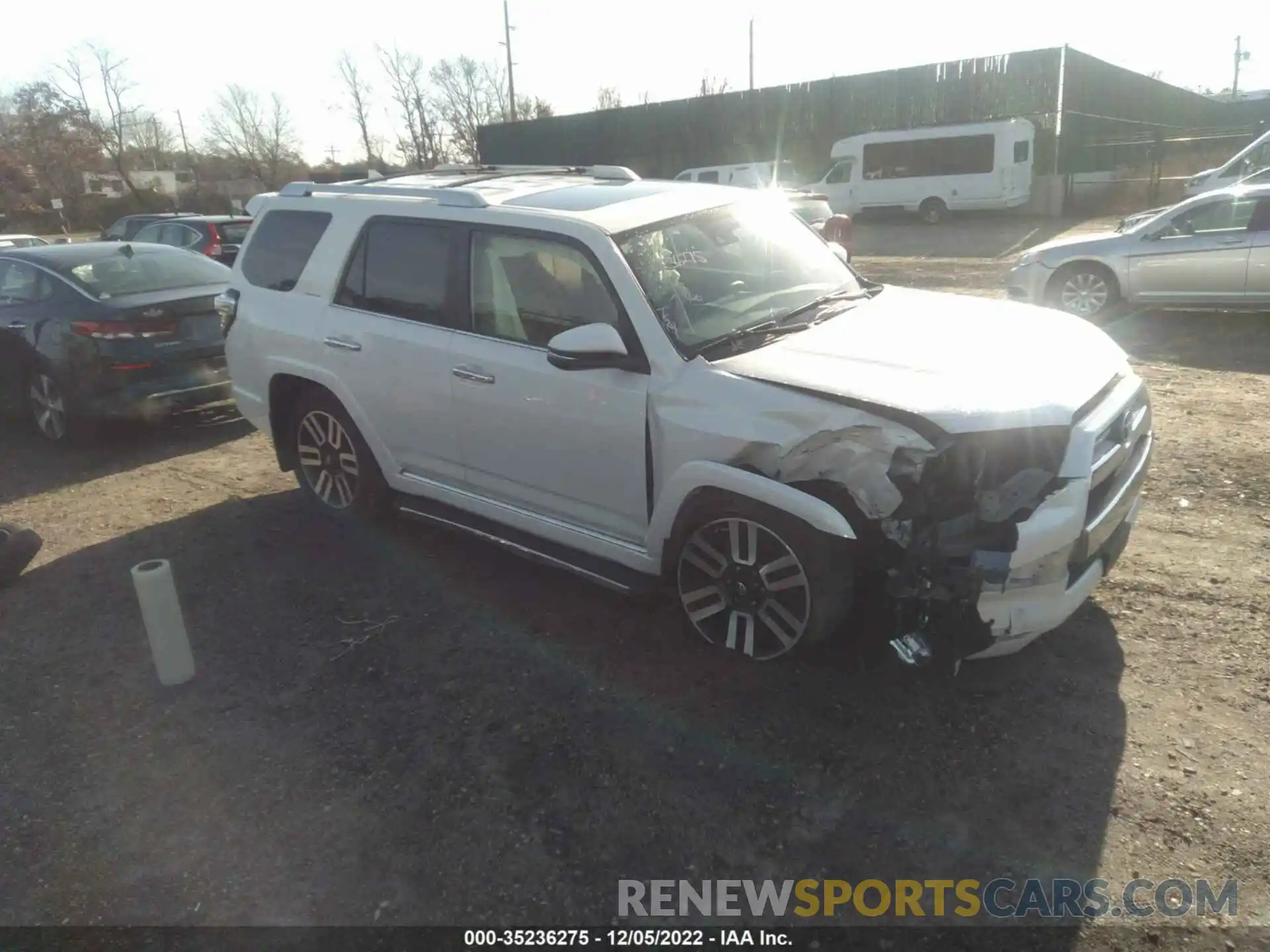 1 Photograph of a damaged car JTEBU5JR3L5813083 TOYOTA 4RUNNER 2020