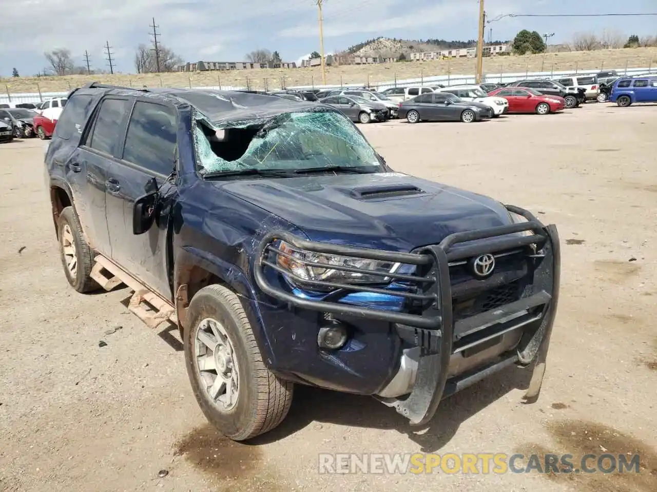 1 Photograph of a damaged car JTEBU5JR3L5824956 TOYOTA 4RUNNER 2020