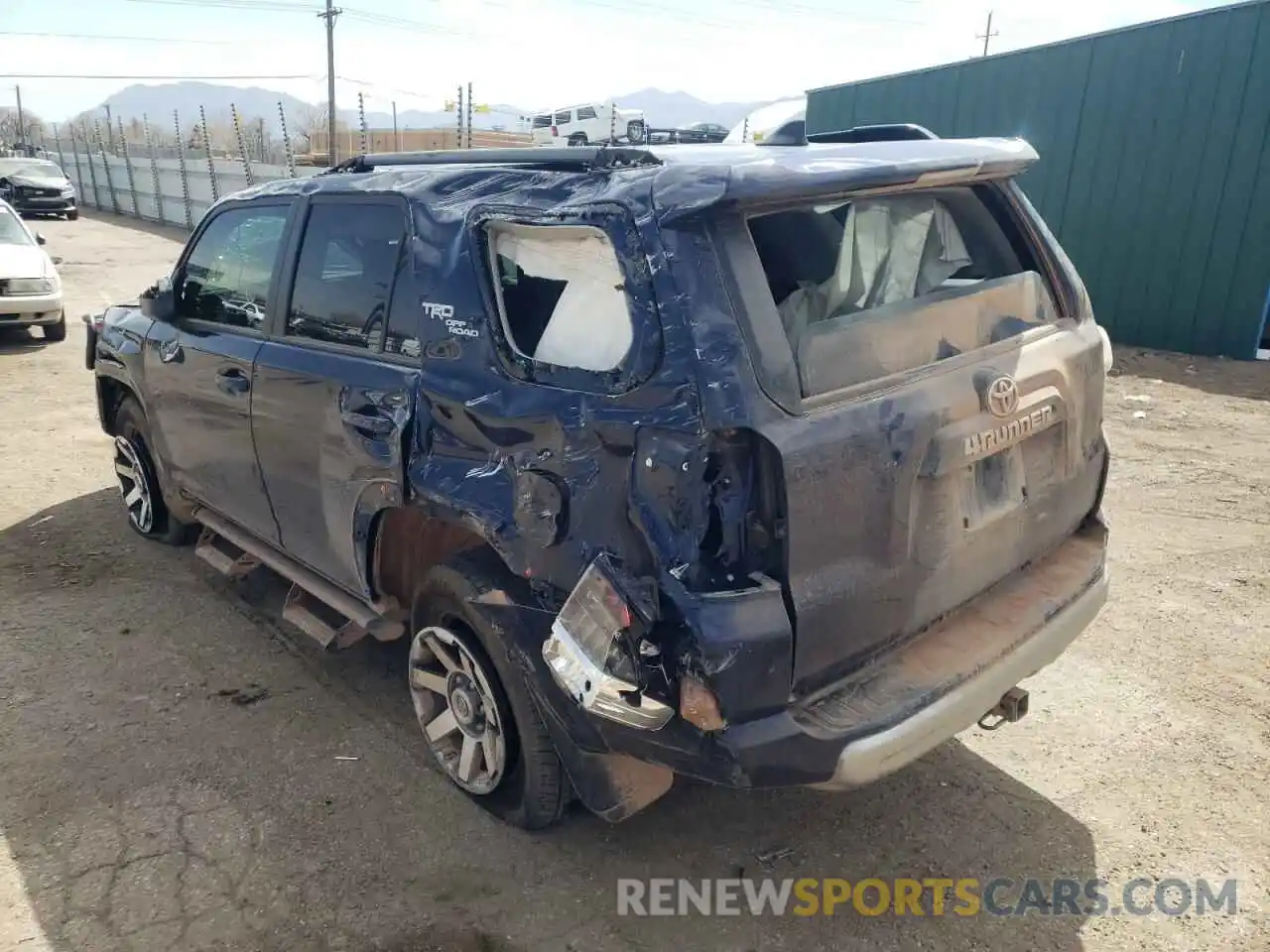 3 Photograph of a damaged car JTEBU5JR3L5824956 TOYOTA 4RUNNER 2020