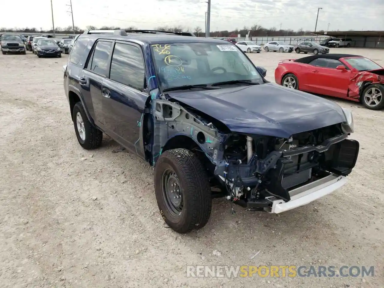 1 Photograph of a damaged car JTEBU5JR3L5828117 TOYOTA 4RUNNER 2020