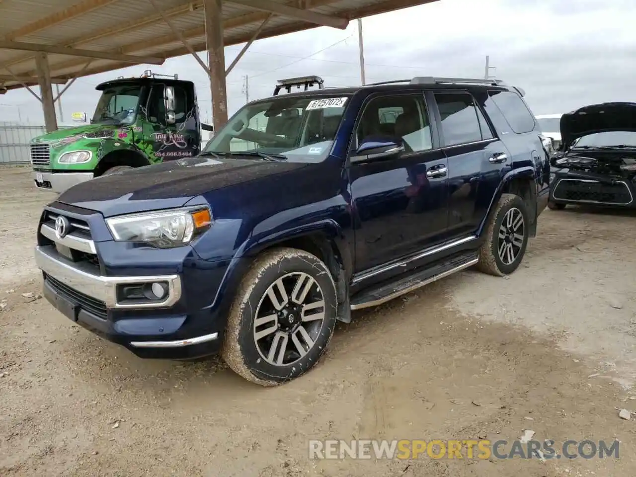 1 Photograph of a damaged car JTEBU5JR3L5832295 TOYOTA 4RUNNER 2020