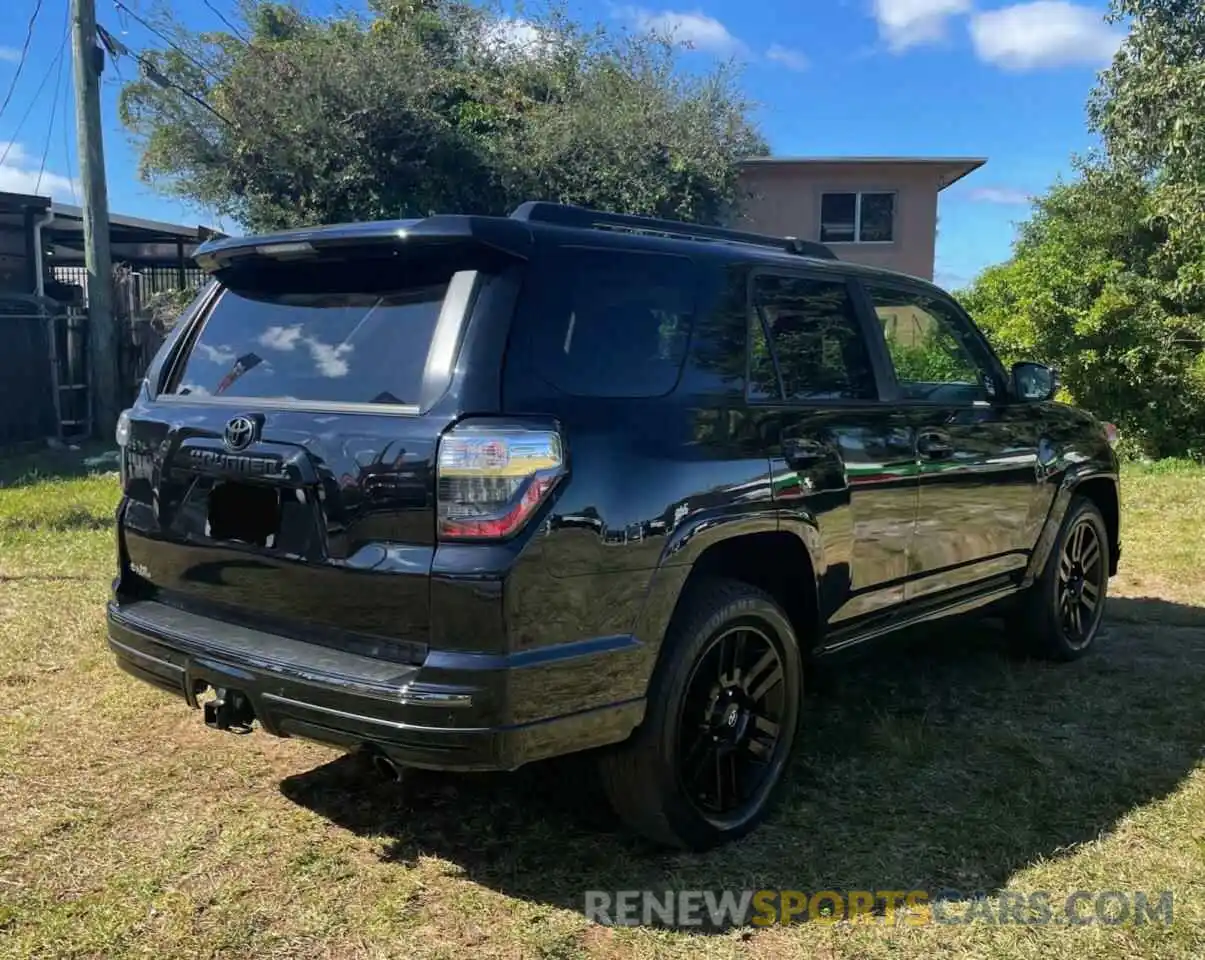 4 Photograph of a damaged car JTEBU5JR4L5753346 TOYOTA 4RUNNER 2020