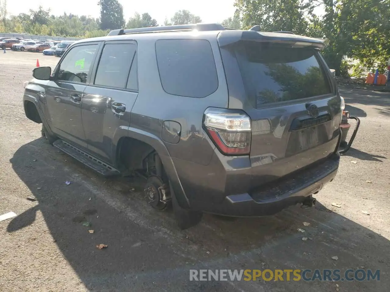 3 Photograph of a damaged car JTEBU5JR4L5755209 TOYOTA 4RUNNER 2020