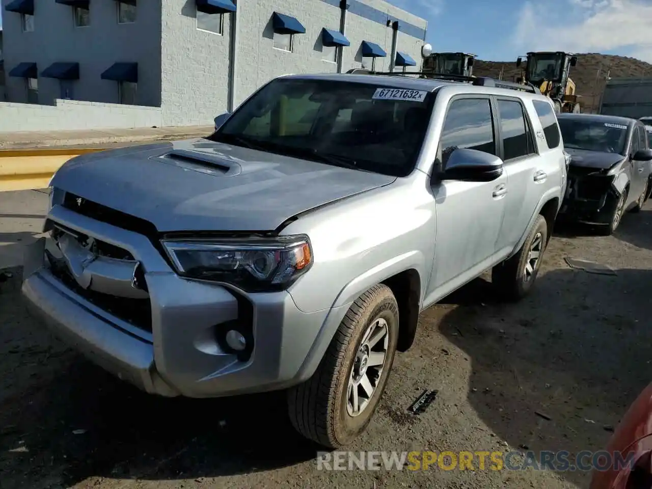 1 Photograph of a damaged car JTEBU5JR4L5769126 TOYOTA 4RUNNER 2020