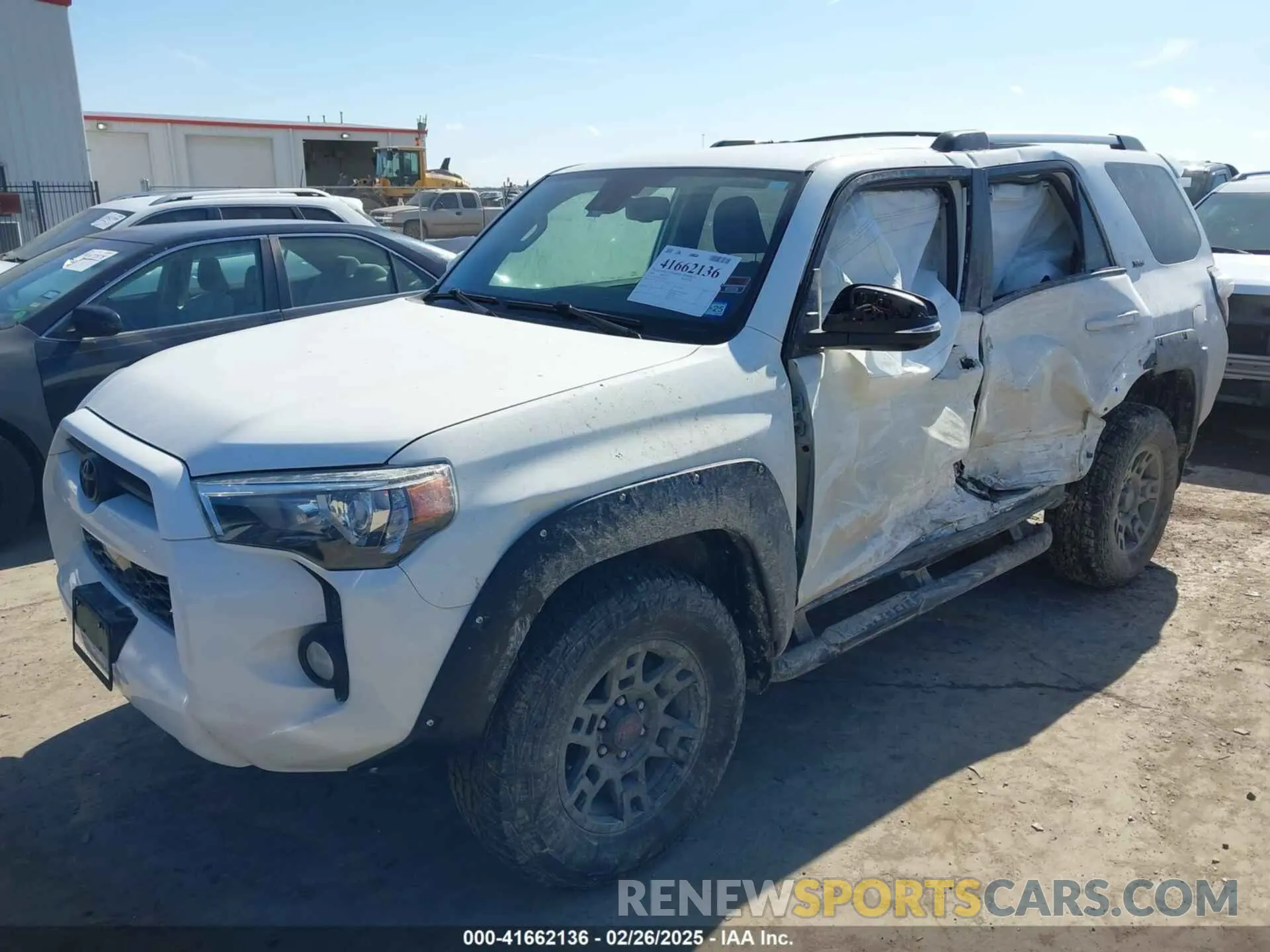 2 Photograph of a damaged car JTEBU5JR4L5821340 TOYOTA 4RUNNER 2020