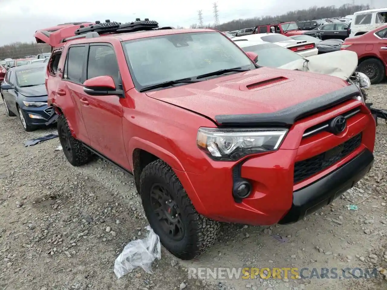 1 Photograph of a damaged car JTEBU5JR5L5753971 TOYOTA 4RUNNER 2020