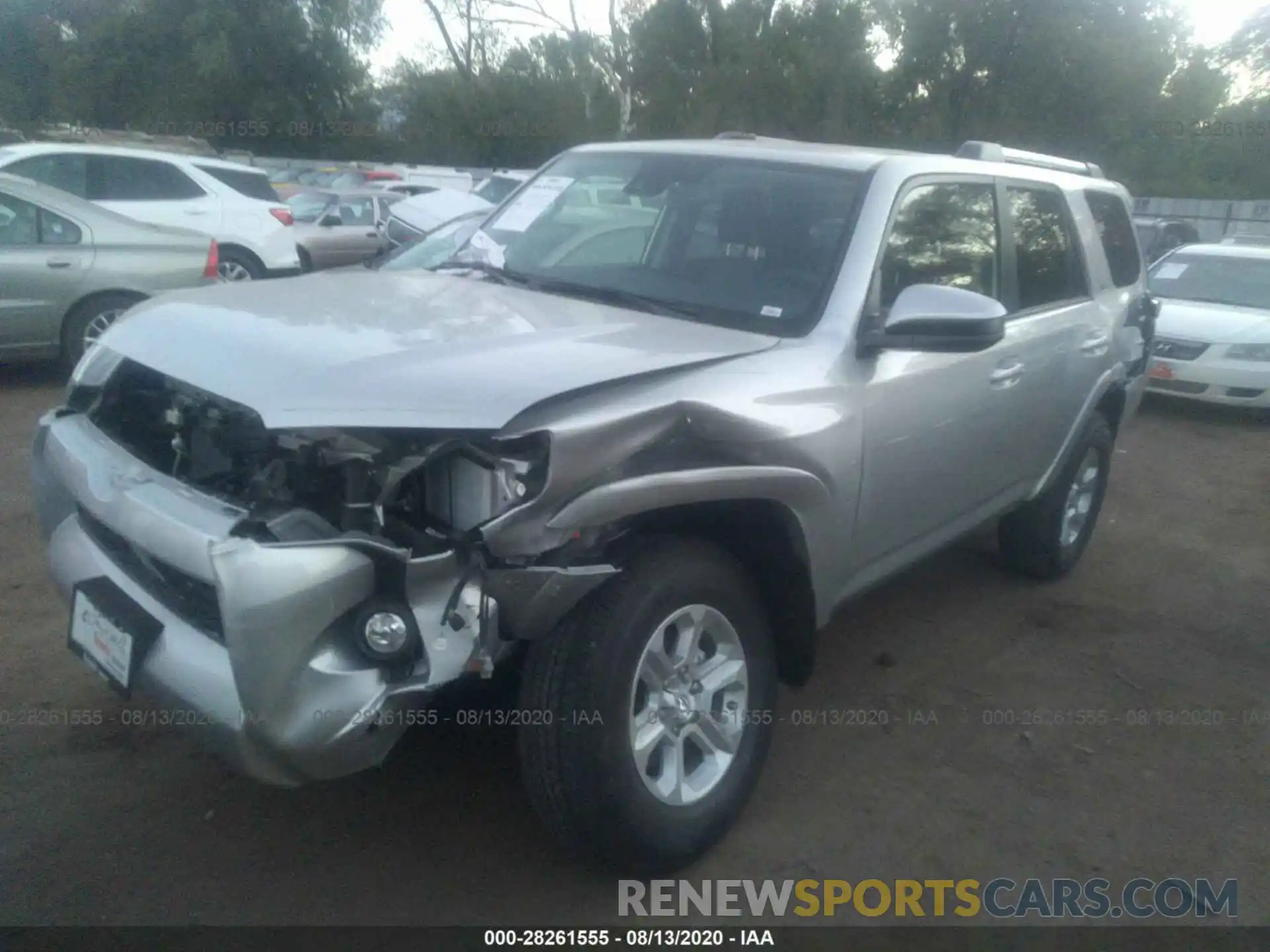 2 Photograph of a damaged car JTEBU5JR5L5760337 TOYOTA 4RUNNER 2020