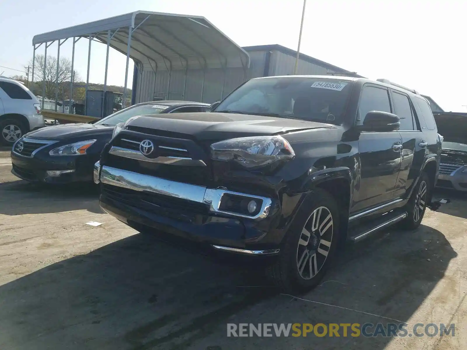 2 Photograph of a damaged car JTEBU5JR5L5764596 TOYOTA 4RUNNER 2020