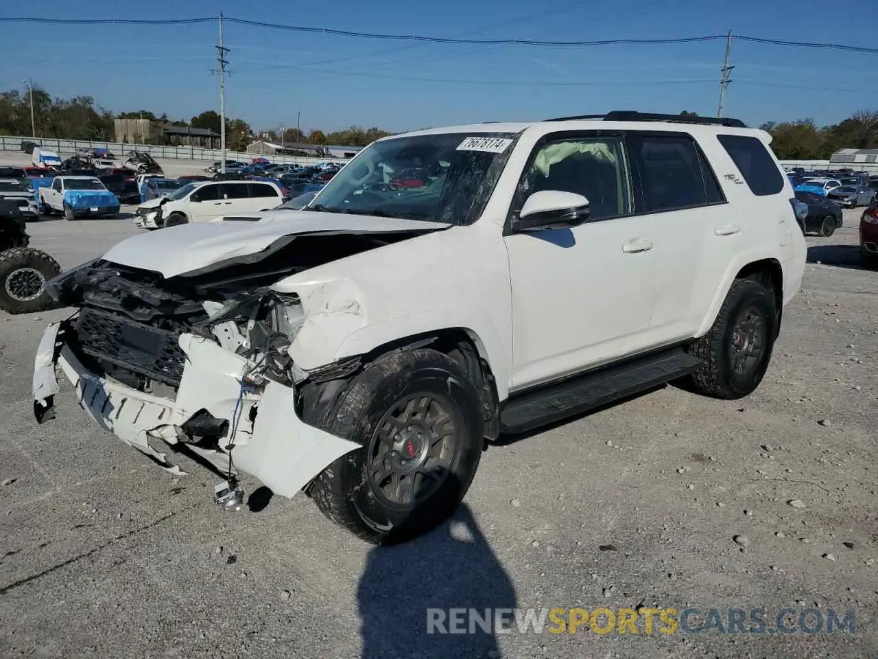 1 Photograph of a damaged car JTEBU5JR5L5769491 TOYOTA 4RUNNER 2020
