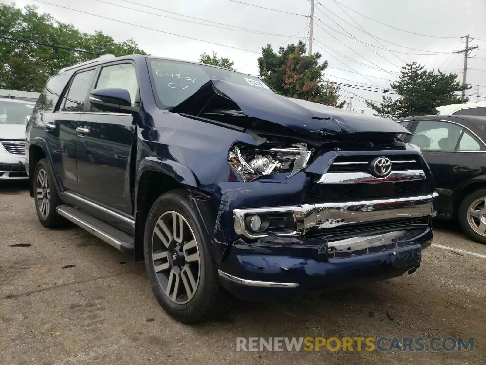 1 Photograph of a damaged car JTEBU5JR5L5783228 TOYOTA 4RUNNER 2020