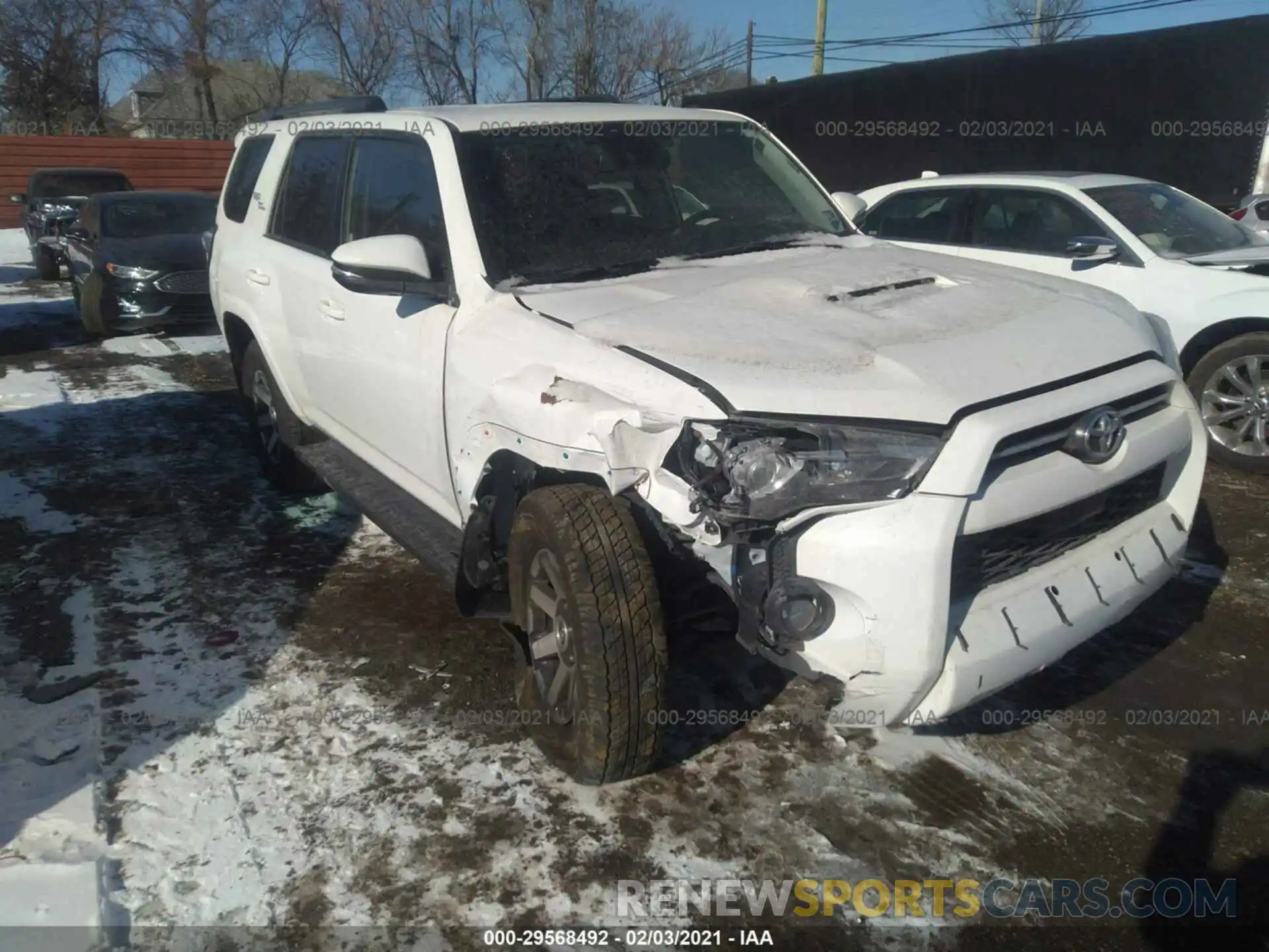 1 Photograph of a damaged car JTEBU5JR5L5785089 TOYOTA 4RUNNER 2020