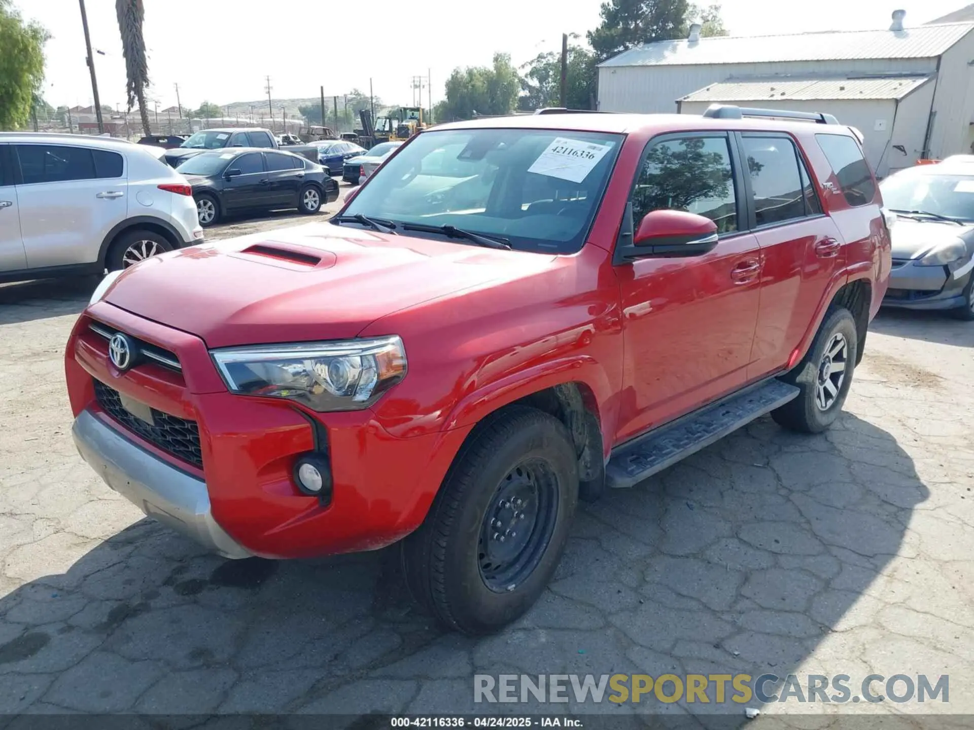 2 Photograph of a damaged car JTEBU5JR5L5801274 TOYOTA 4RUNNER 2020