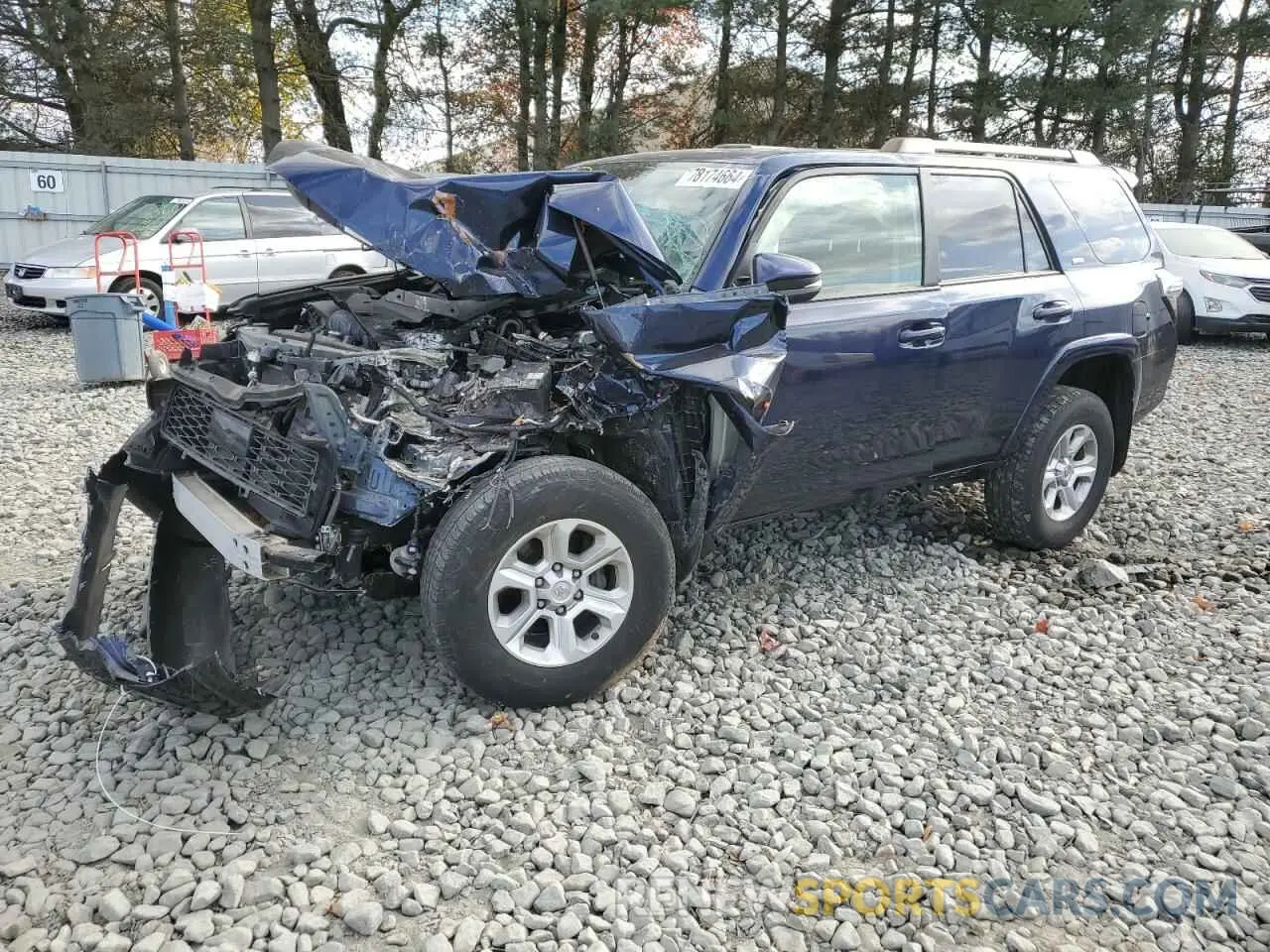 1 Photograph of a damaged car JTEBU5JR5L5812095 TOYOTA 4RUNNER 2020