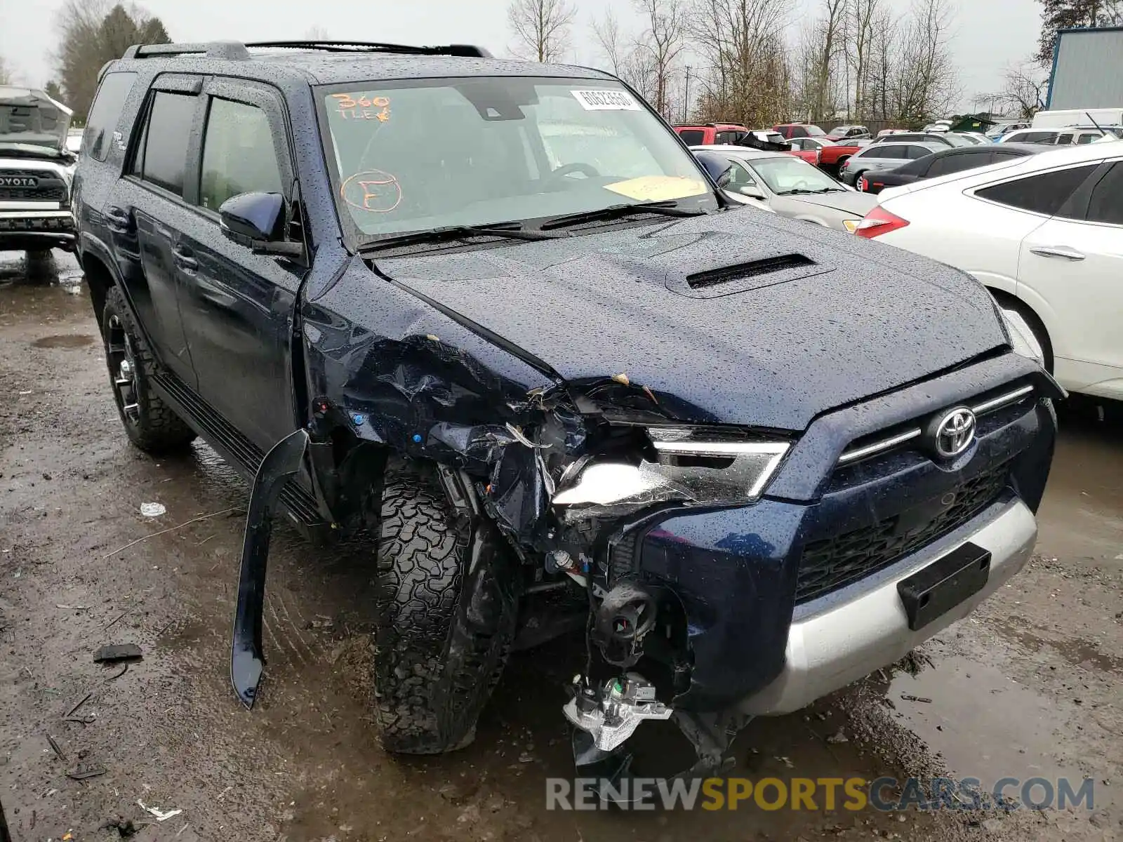 1 Photograph of a damaged car JTEBU5JR5L5825395 TOYOTA 4RUNNER 2020