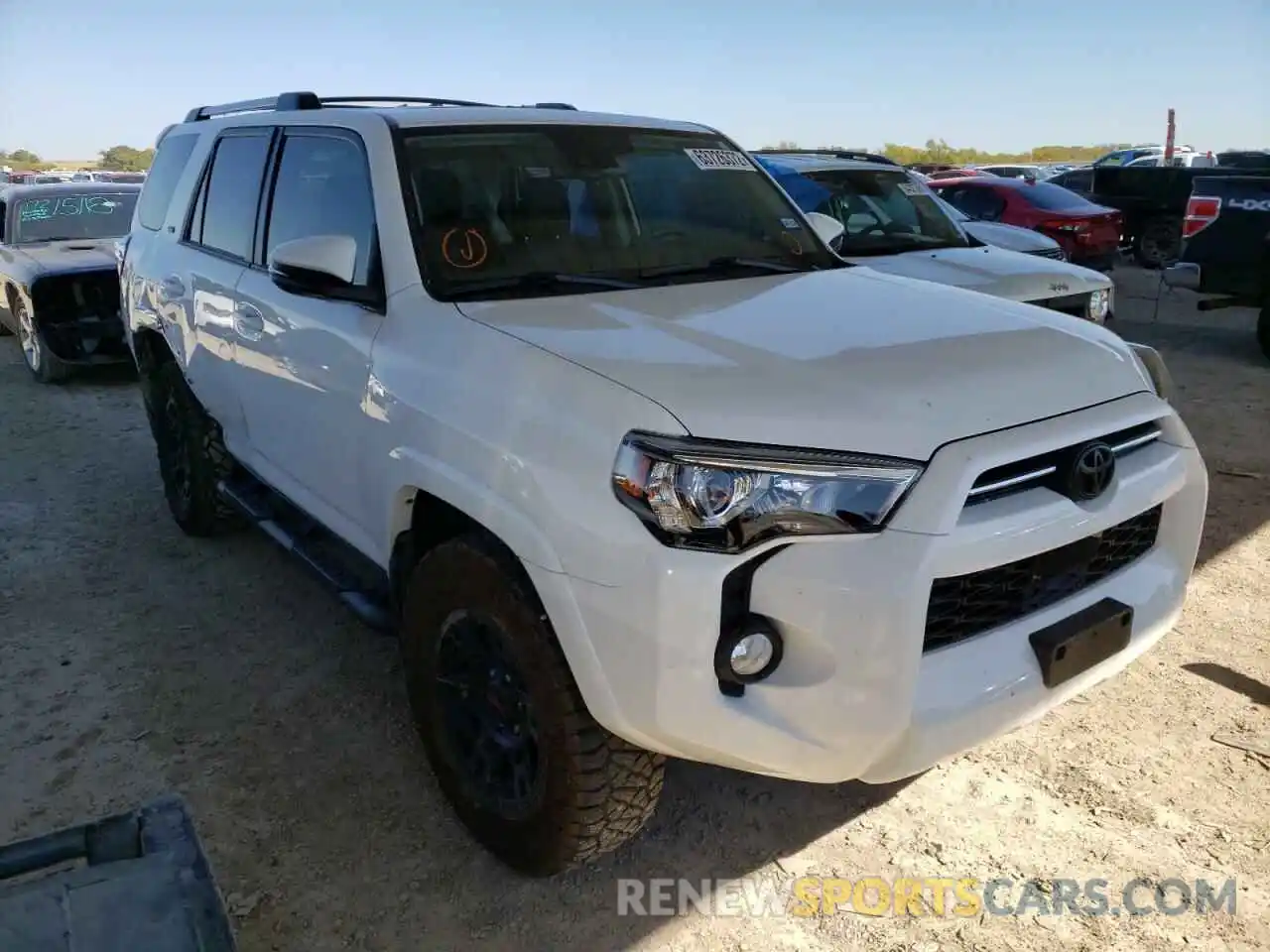 1 Photograph of a damaged car JTEBU5JR5L5833626 TOYOTA 4RUNNER 2020