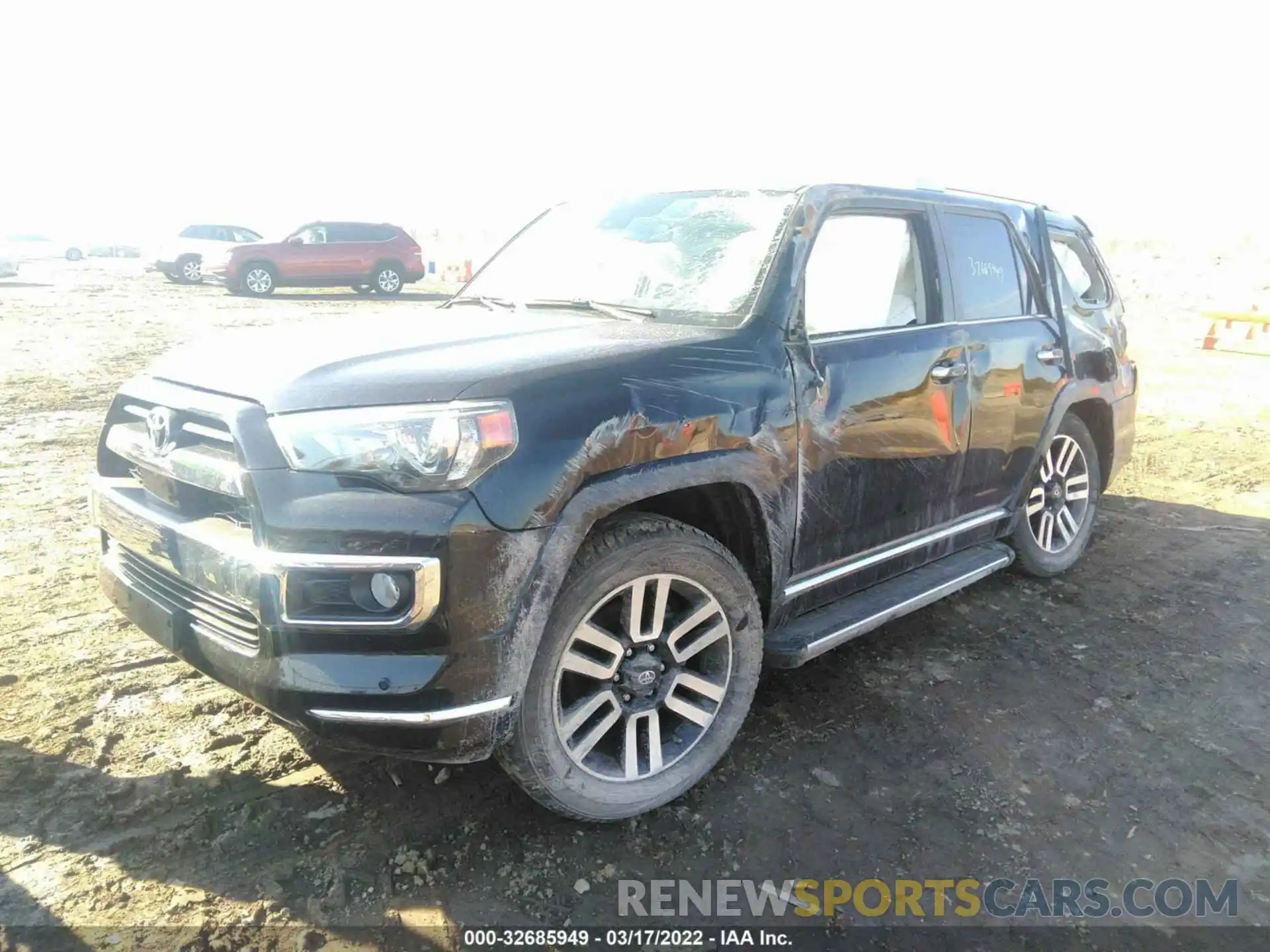 2 Photograph of a damaged car JTEBU5JR6L5753297 TOYOTA 4RUNNER 2020