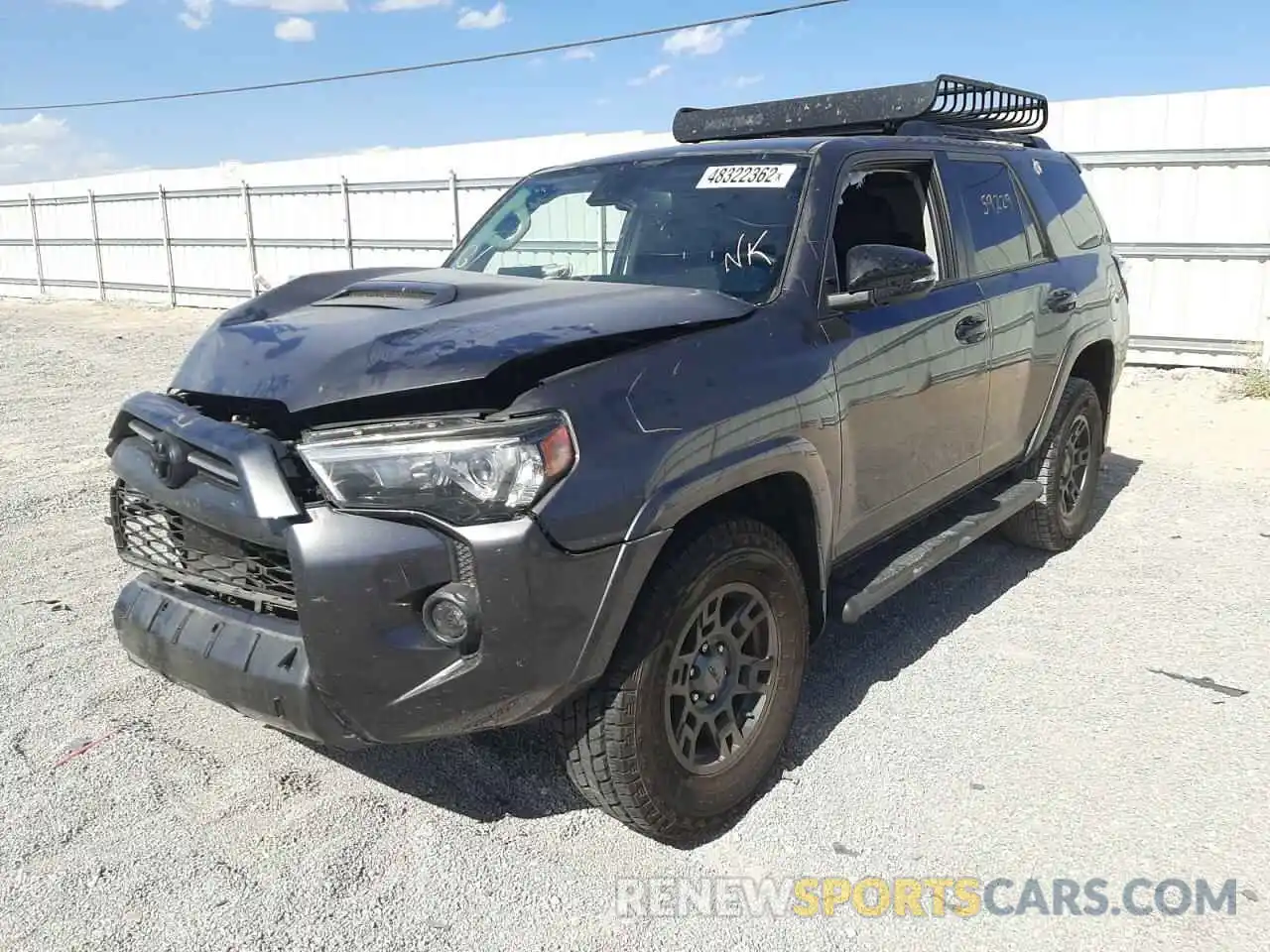 2 Photograph of a damaged car JTEBU5JR6L5769130 TOYOTA 4RUNNER 2020