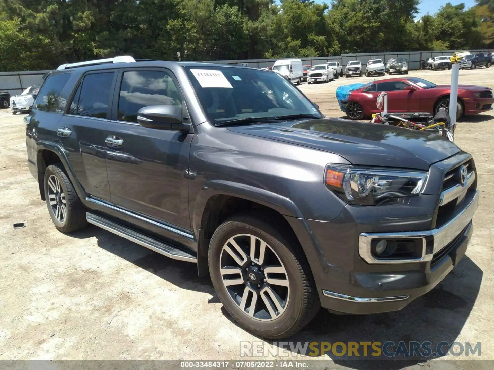 1 Photograph of a damaged car JTEBU5JR6L5780287 TOYOTA 4RUNNER 2020