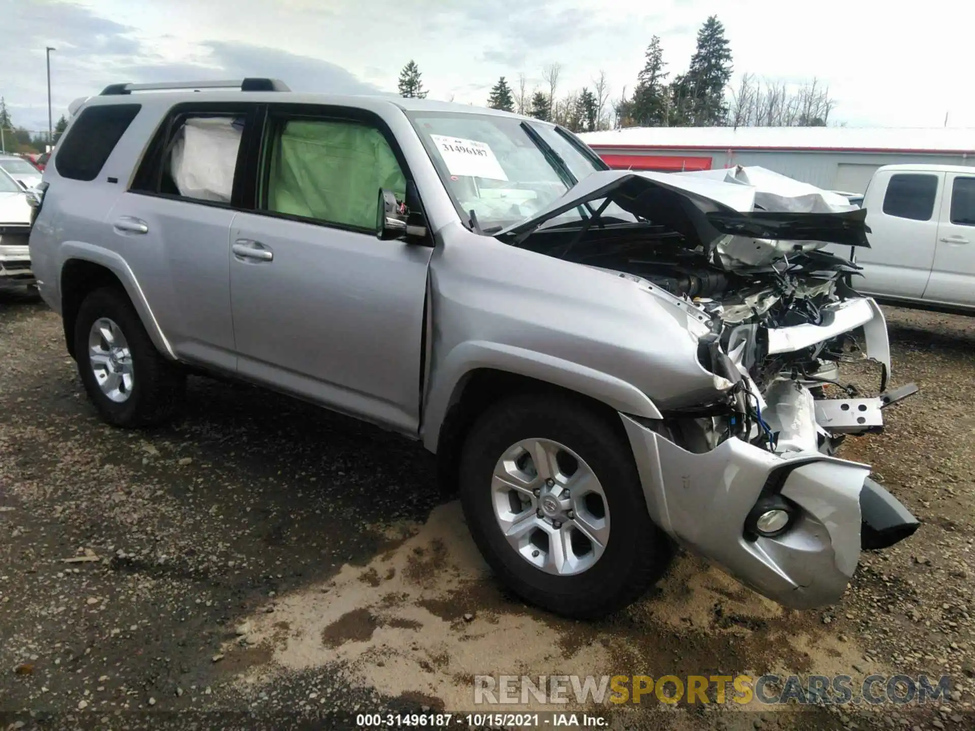 1 Photograph of a damaged car JTEBU5JR6L5802823 TOYOTA 4RUNNER 2020