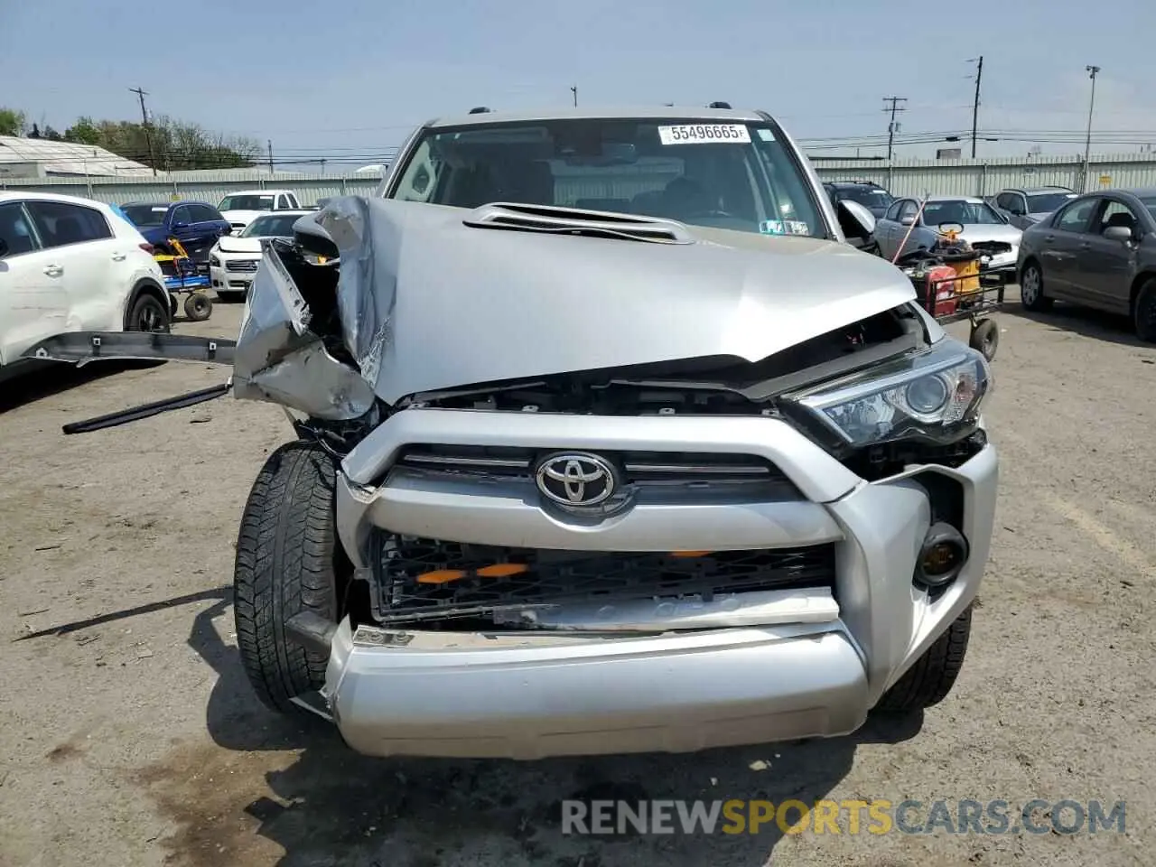 5 Photograph of a damaged car JTEBU5JR6L5820044 TOYOTA 4RUNNER 2020