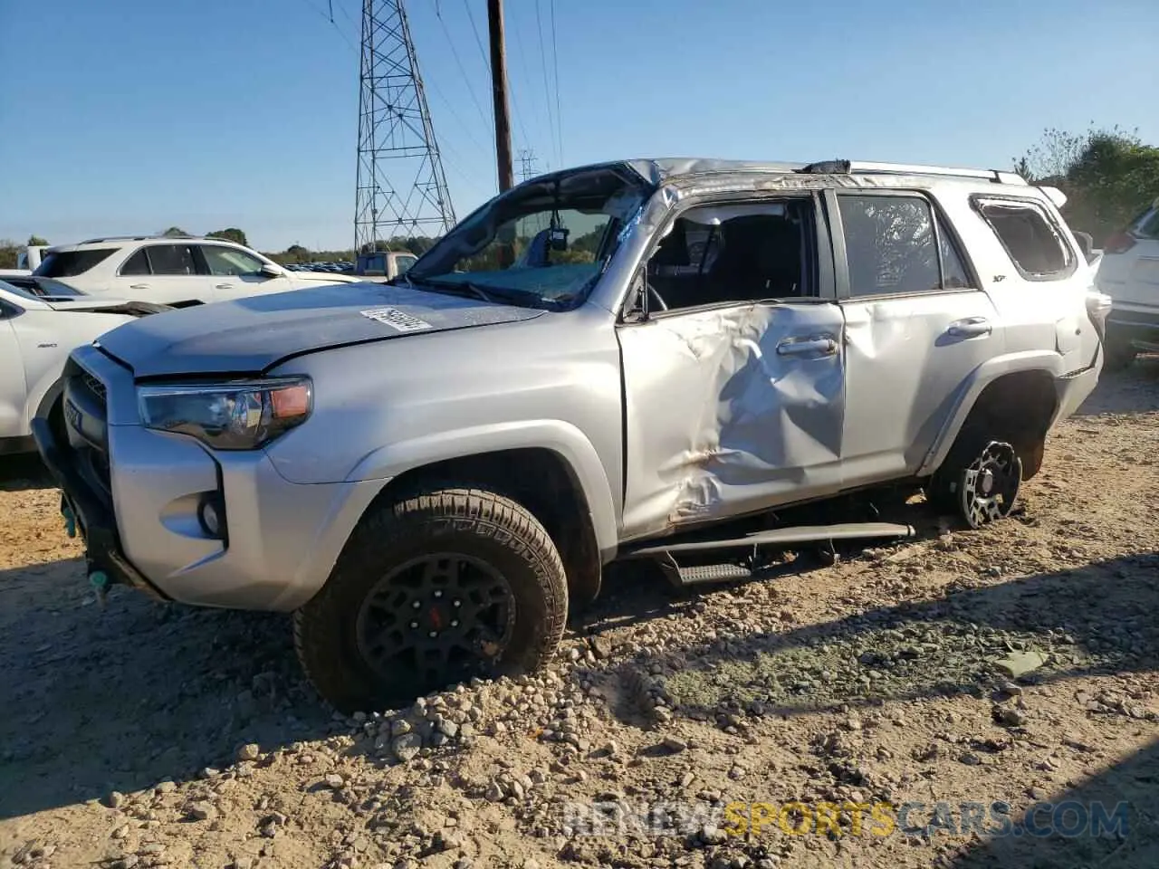 1 Photograph of a damaged car JTEBU5JR6L5823770 TOYOTA 4RUNNER 2020