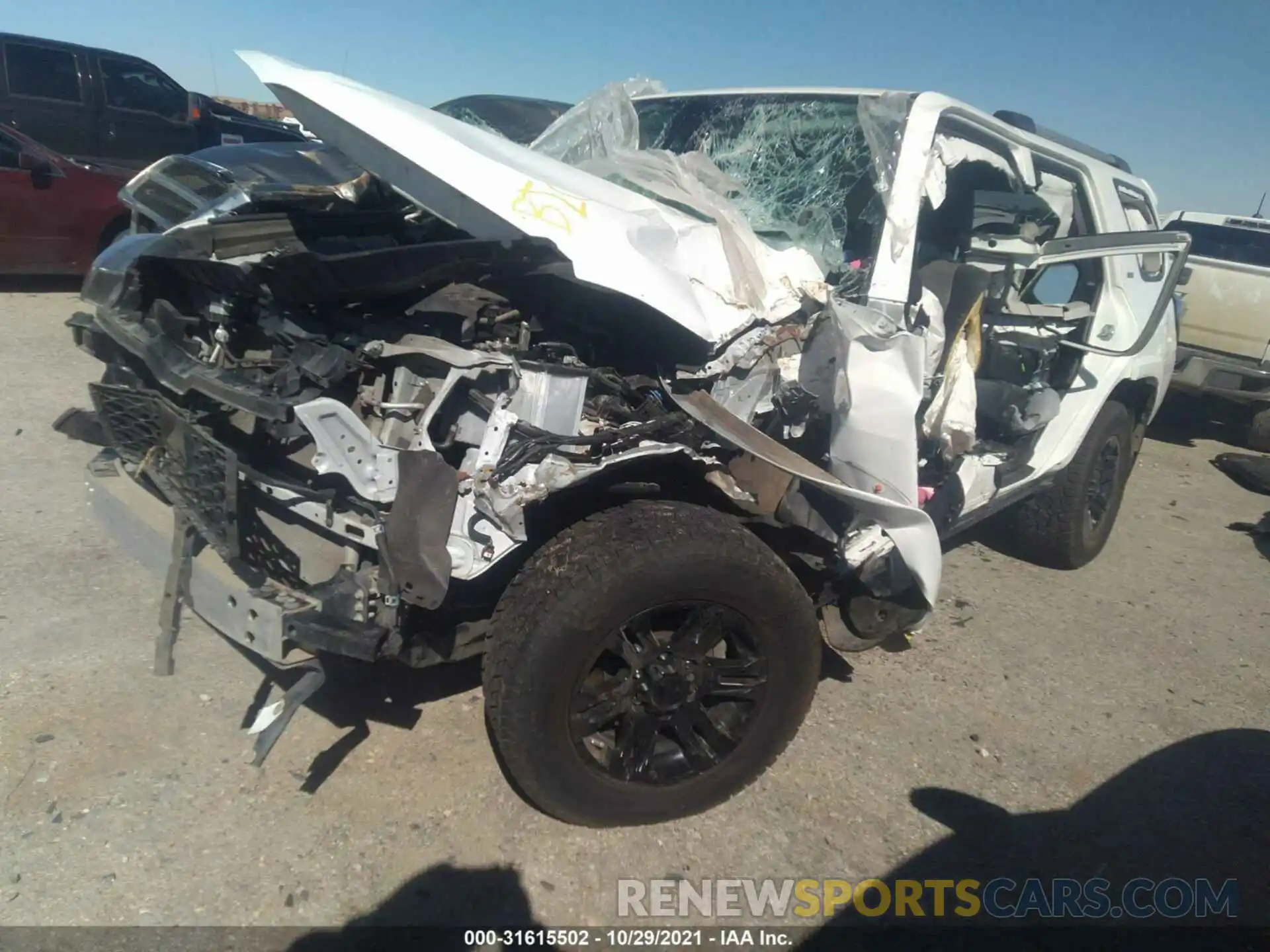 2 Photograph of a damaged car JTEBU5JR6L5825888 TOYOTA 4RUNNER 2020