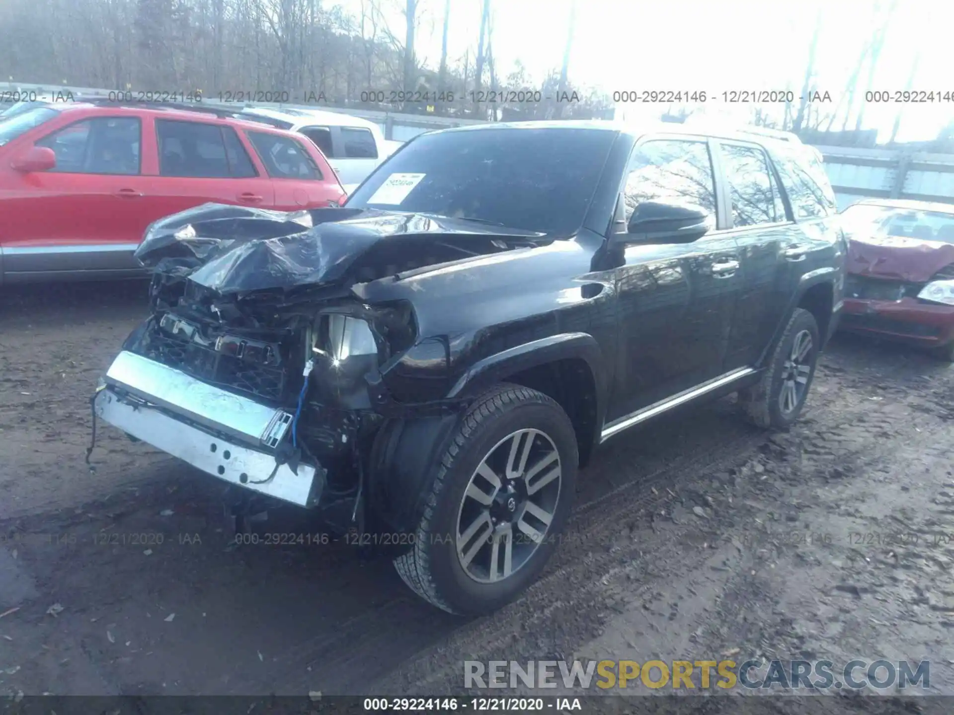 2 Photograph of a damaged car JTEBU5JR7L5740526 TOYOTA 4RUNNER 2020