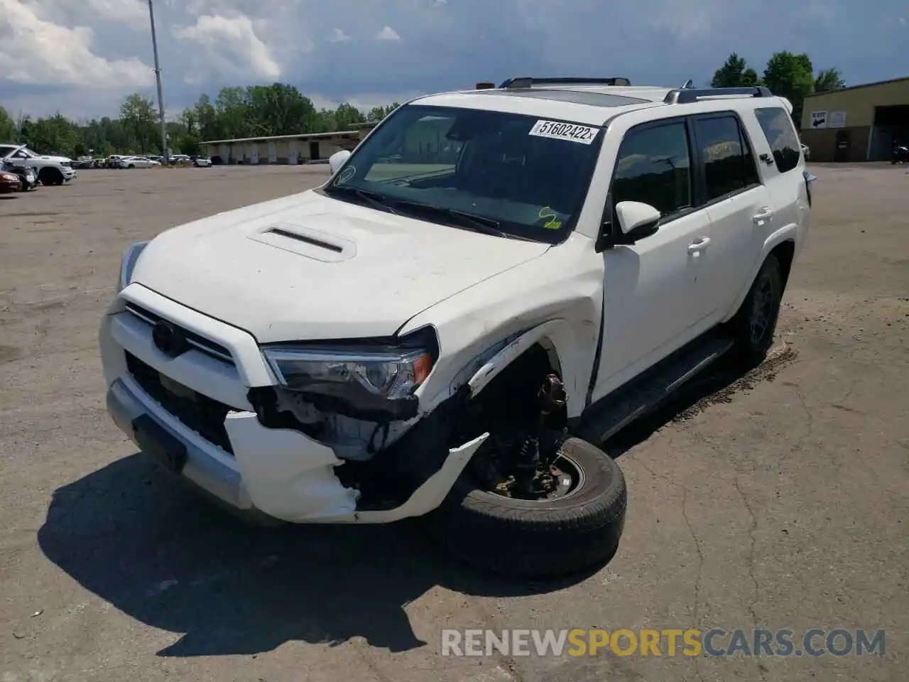 2 Photograph of a damaged car JTEBU5JR7L5760159 TOYOTA 4RUNNER 2020