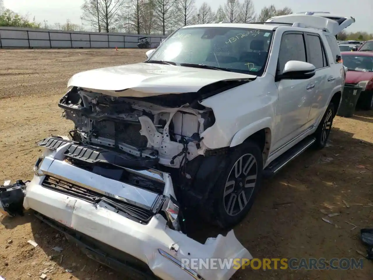 2 Photograph of a damaged car JTEBU5JR7L5799141 TOYOTA 4RUNNER 2020