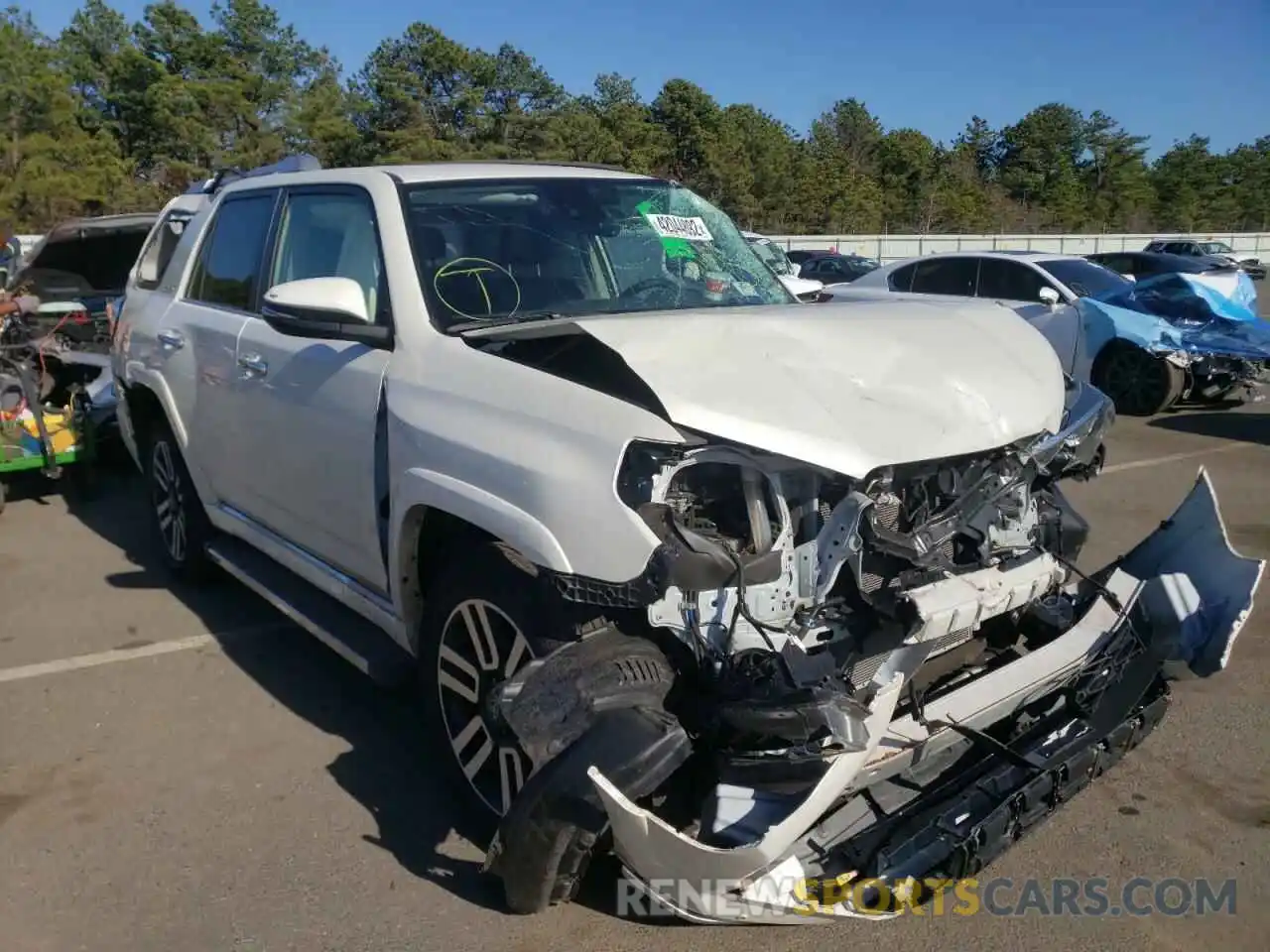 1 Photograph of a damaged car JTEBU5JR7L5814706 TOYOTA 4RUNNER 2020